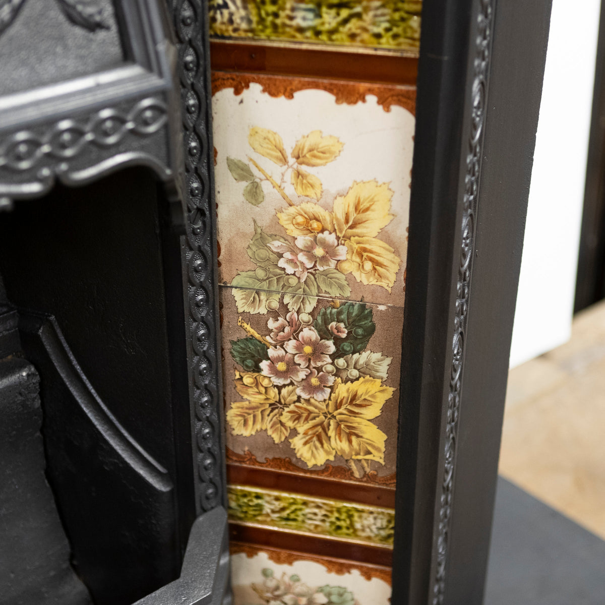 Antique Victorian Tiled Fireplace Insert | The Architectural Forum