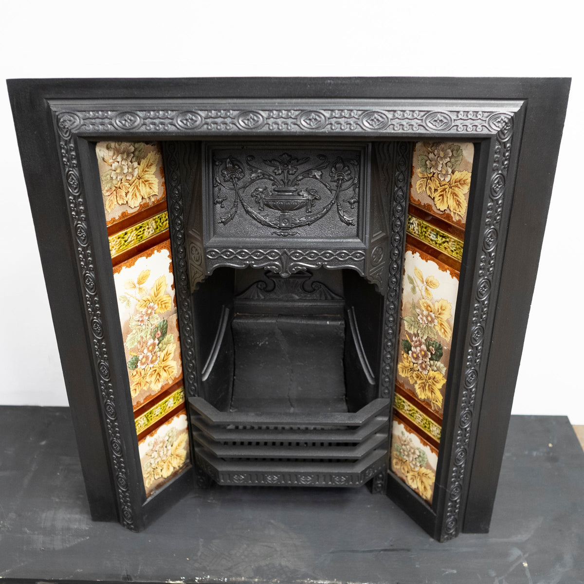 Antique Victorian Tiled Fireplace Insert | The Architectural Forum