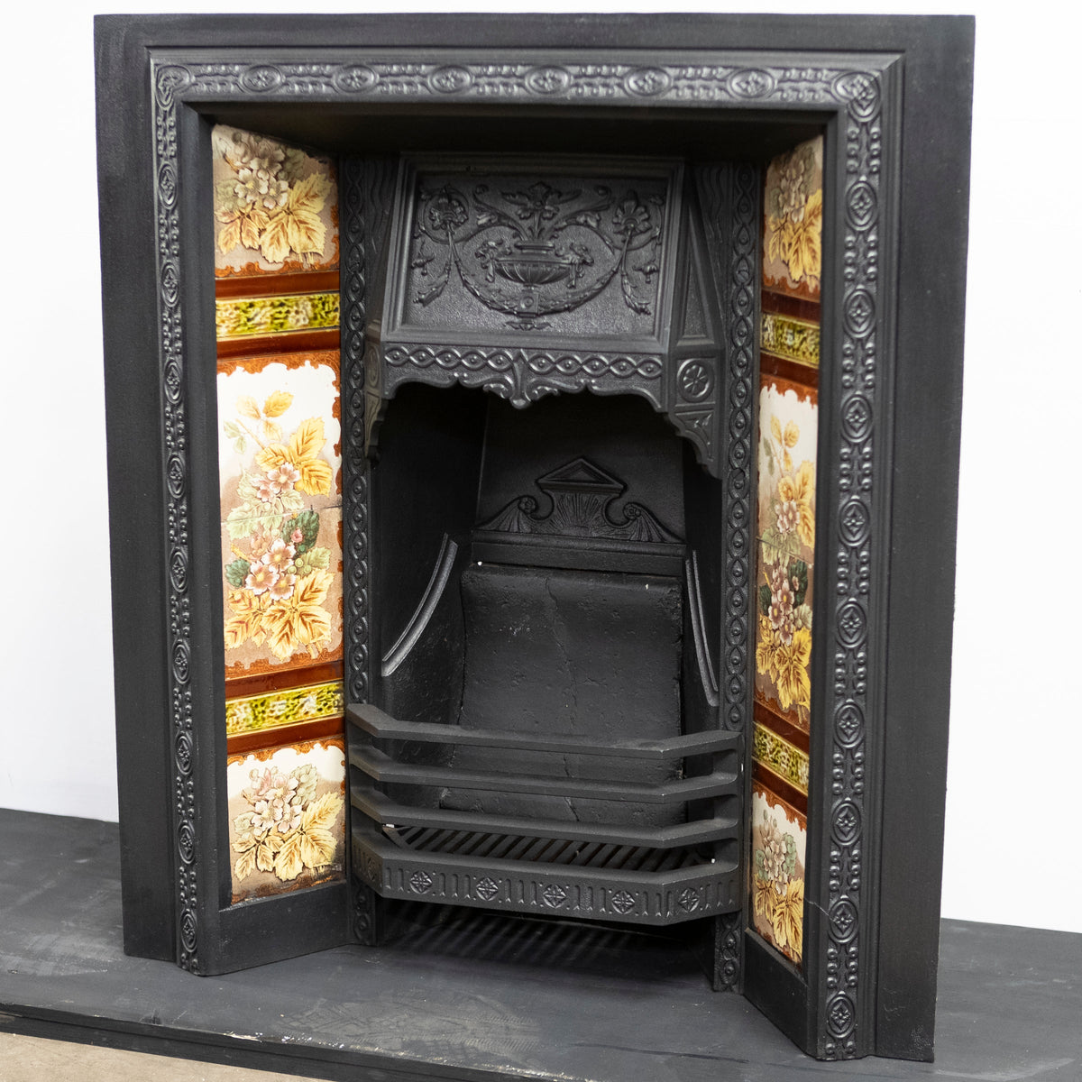 Antique Victorian Tiled Fireplace Insert | The Architectural Forum