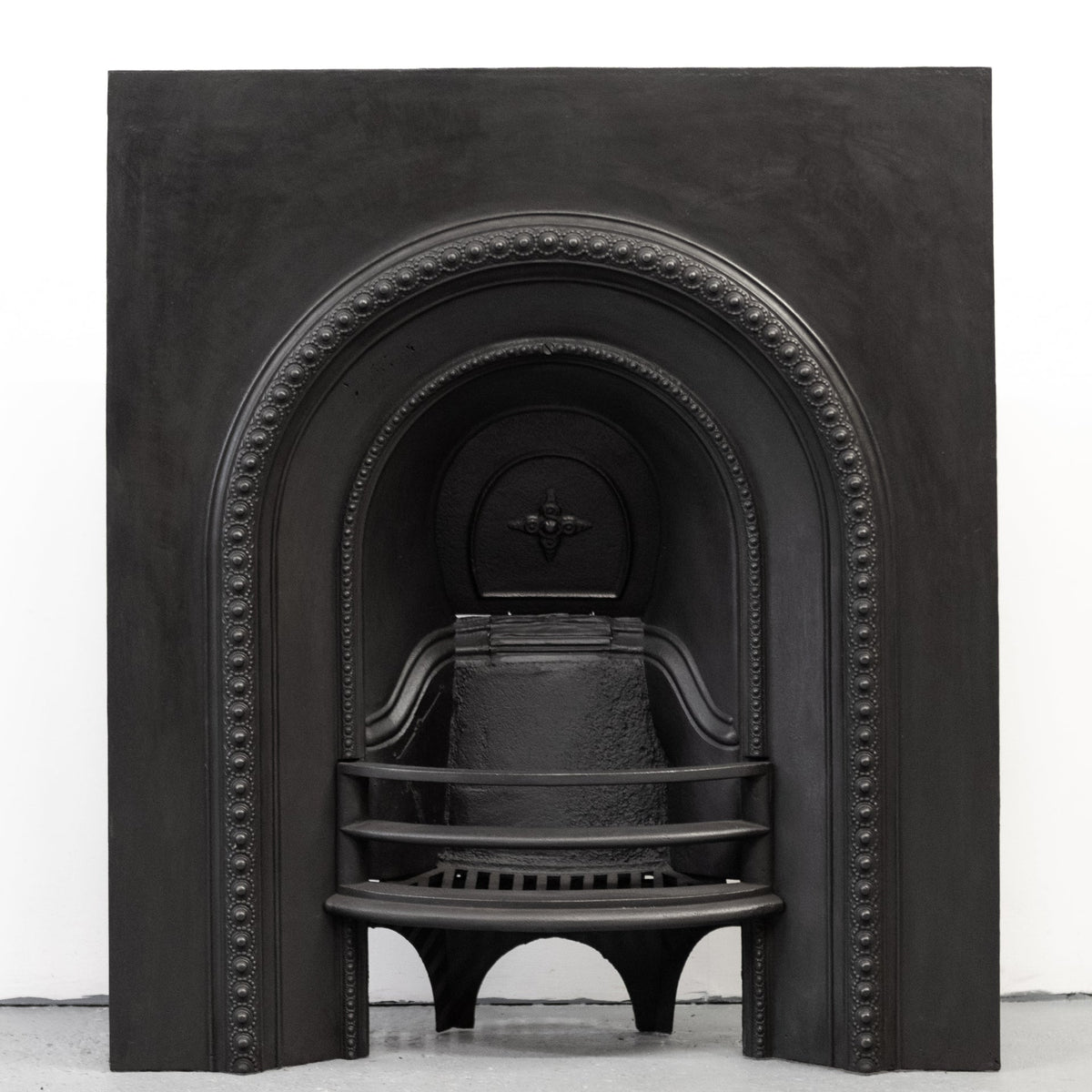 Antique Victorian Cast Iron Arched Fireplace Insert | The Architectural Forum
