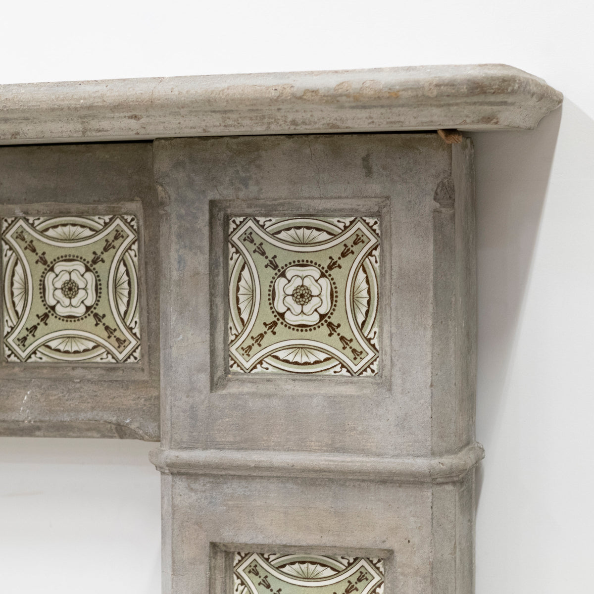 Rare Victorian Stone Fireplace Surround with Minton Tiles | The Architectural Forum