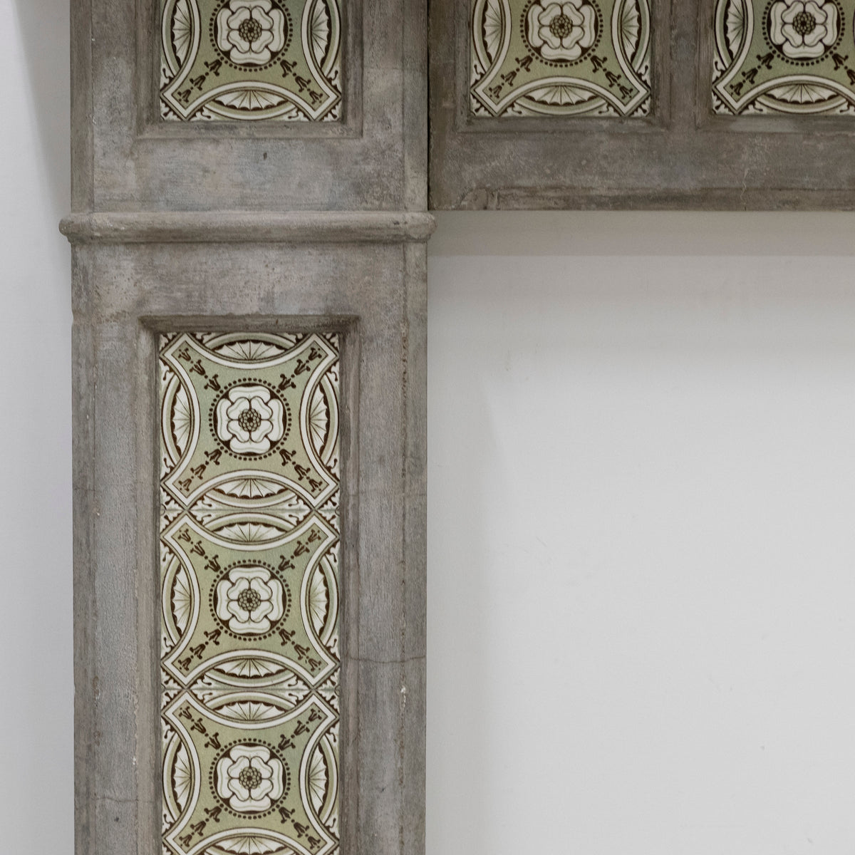 Rare Victorian Stone Fireplace Surround with Minton Tiles | The Architectural Forum