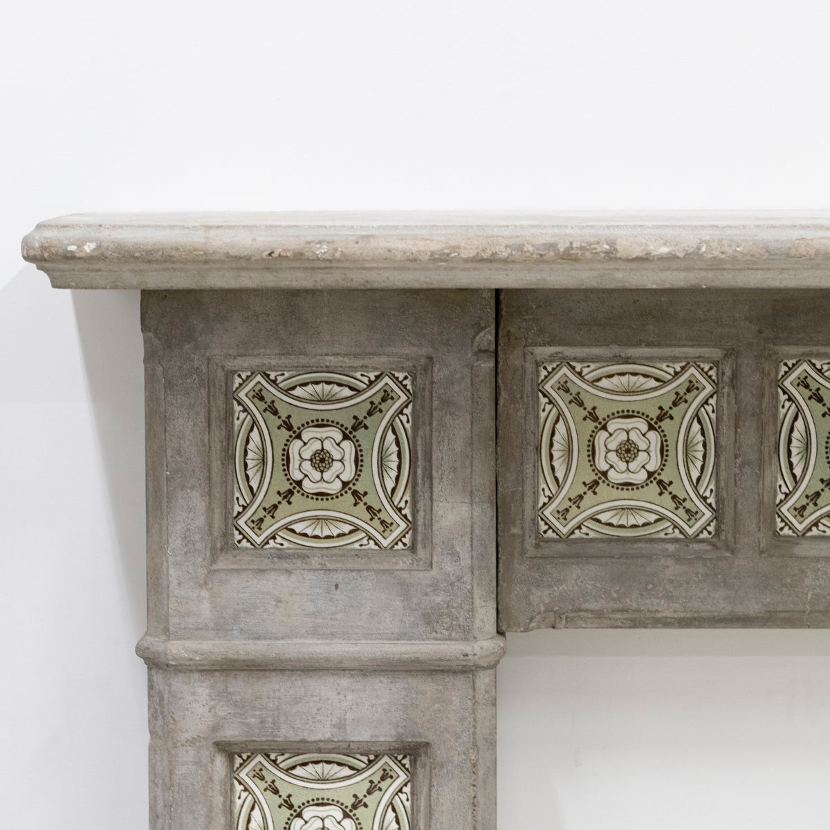Rare Victorian Stone Fireplace Surround with Minton Tiles | The Architectural Forum
