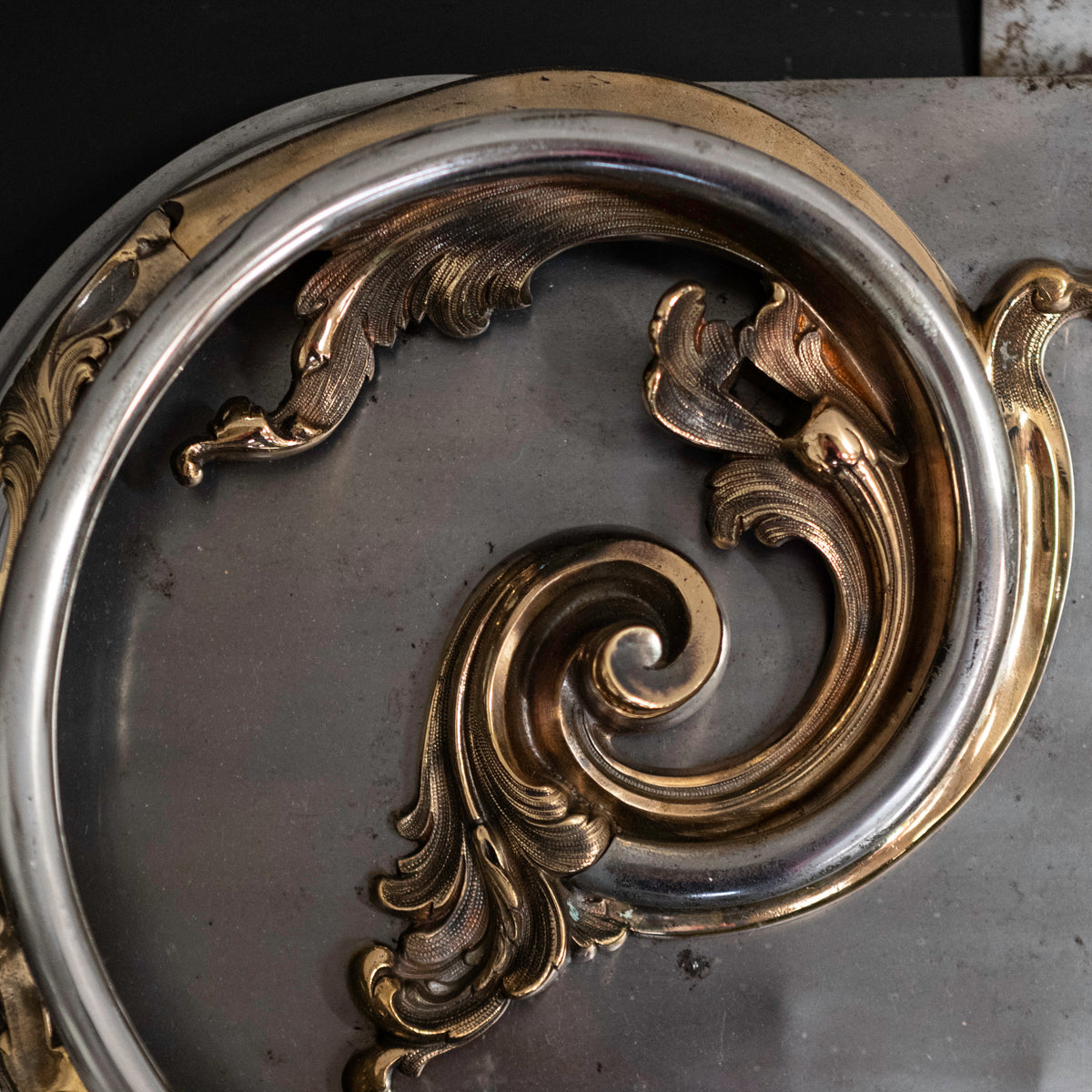 Antique Serpentine Rococo Fireplace Fender | The Architectural Forum
