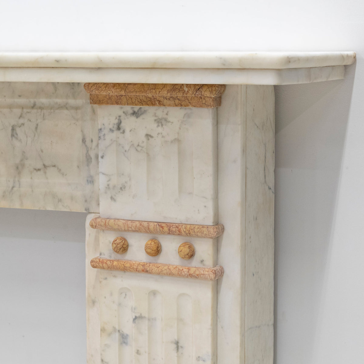 Antique Edwardian Marble Chimneypiece