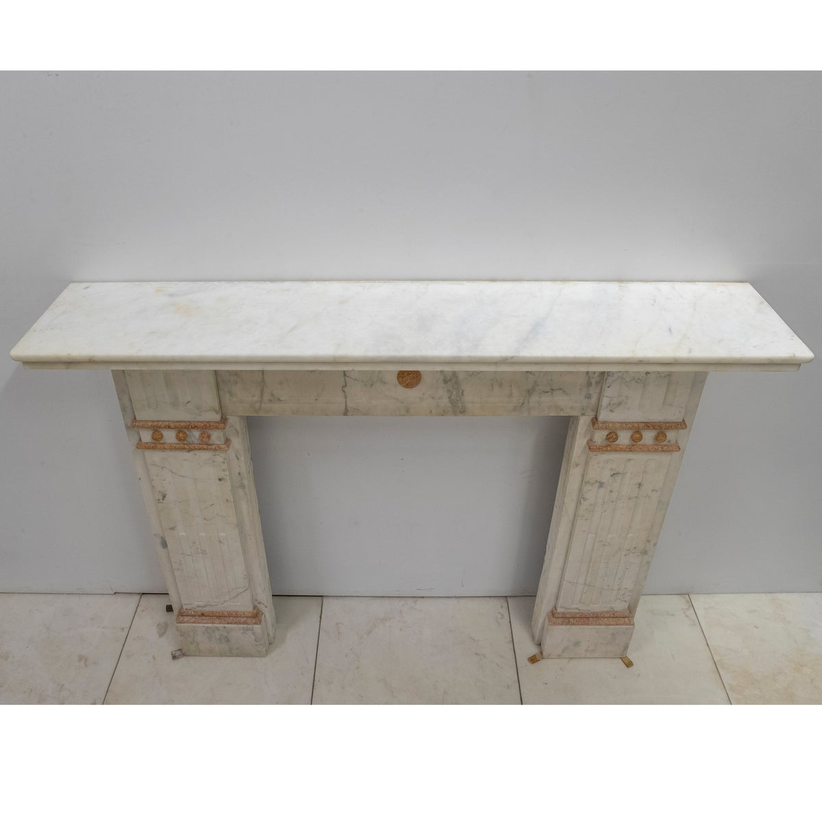 Antique Edwardian Marble Chimneypiece