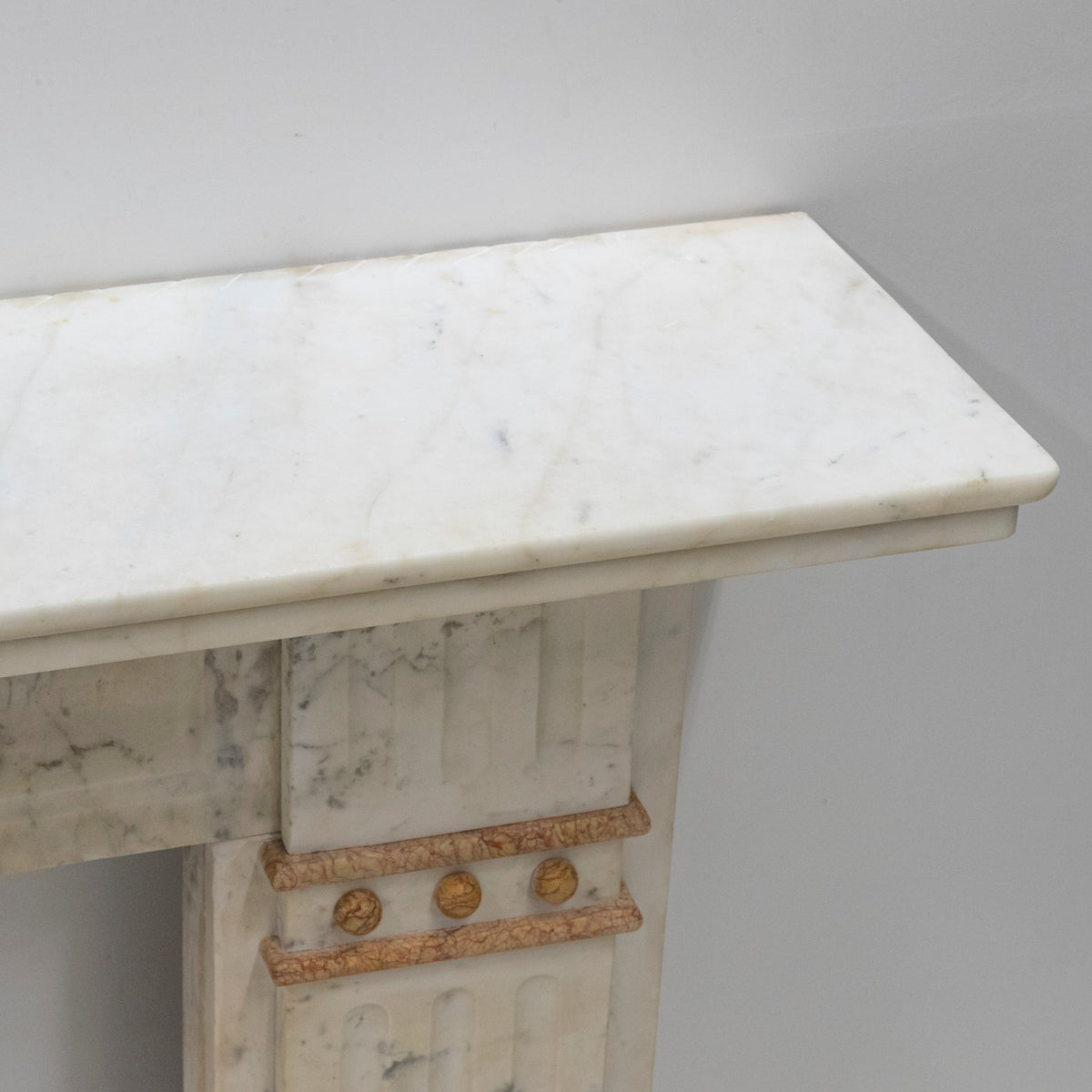 Antique Edwardian Marble Chimneypiece