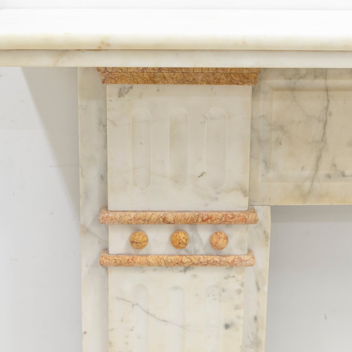 Antique Edwardian Marble Chimneypiece