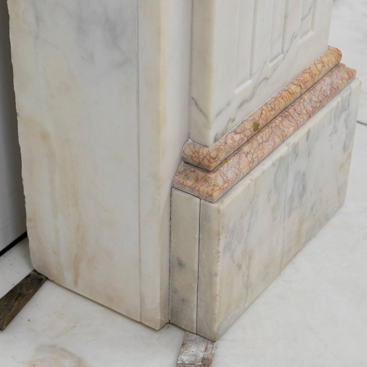 Antique Edwardian Marble Chimneypiece