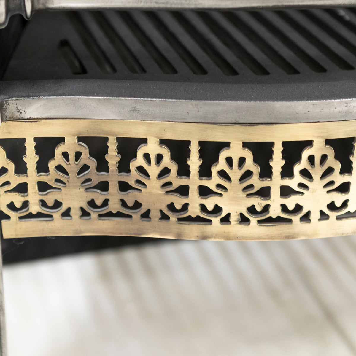 Reclaimed Polished Cast Iron Georgian Style Fire Basket | The Architectural Forum