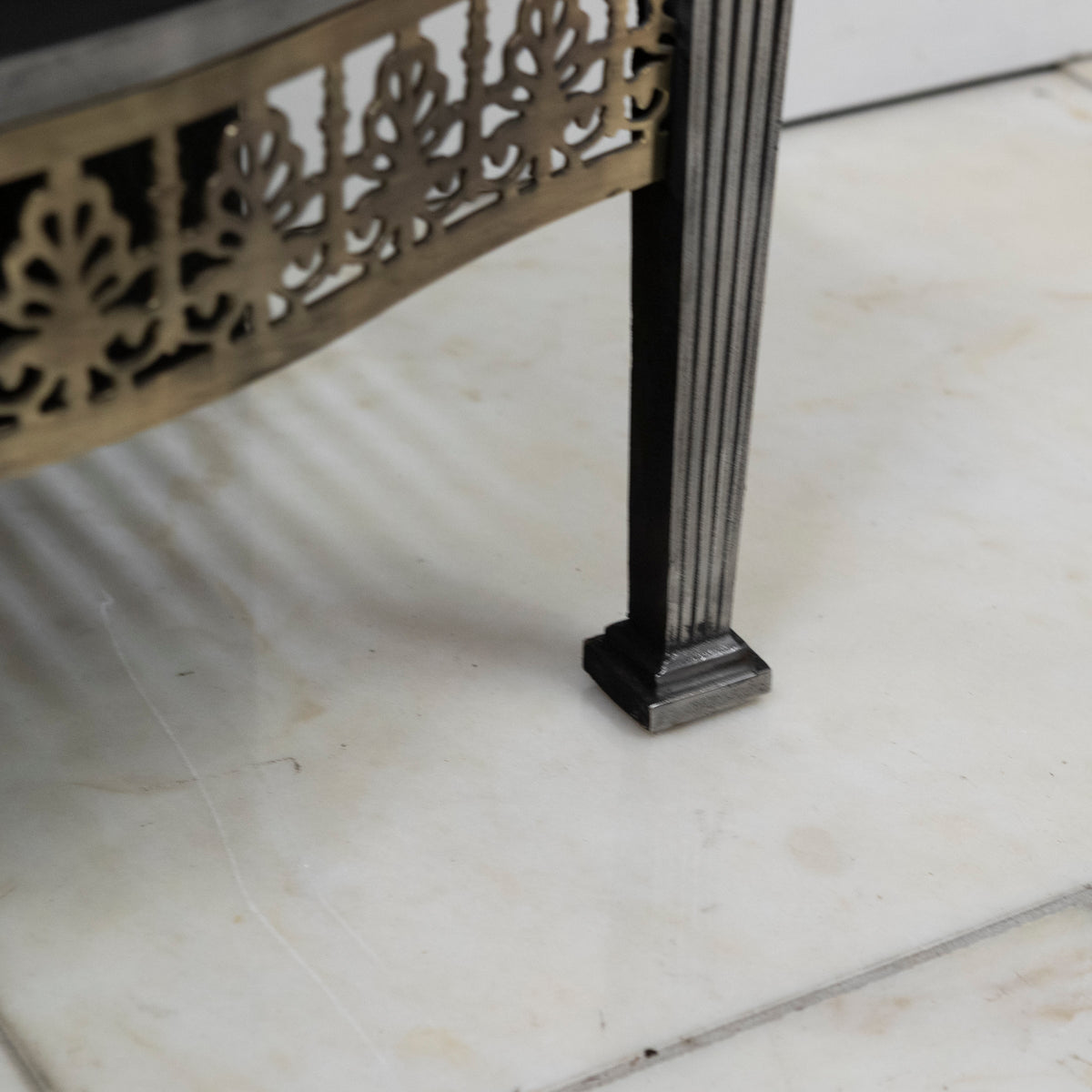 Reclaimed Polished Cast Iron Georgian Style Fire Basket | The Architectural Forum