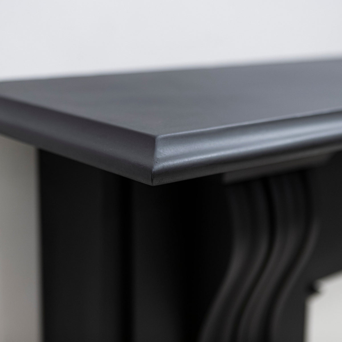 Monumental Antique Victorian Slate Fireplace Surround With Corbels | The Architectural Forum