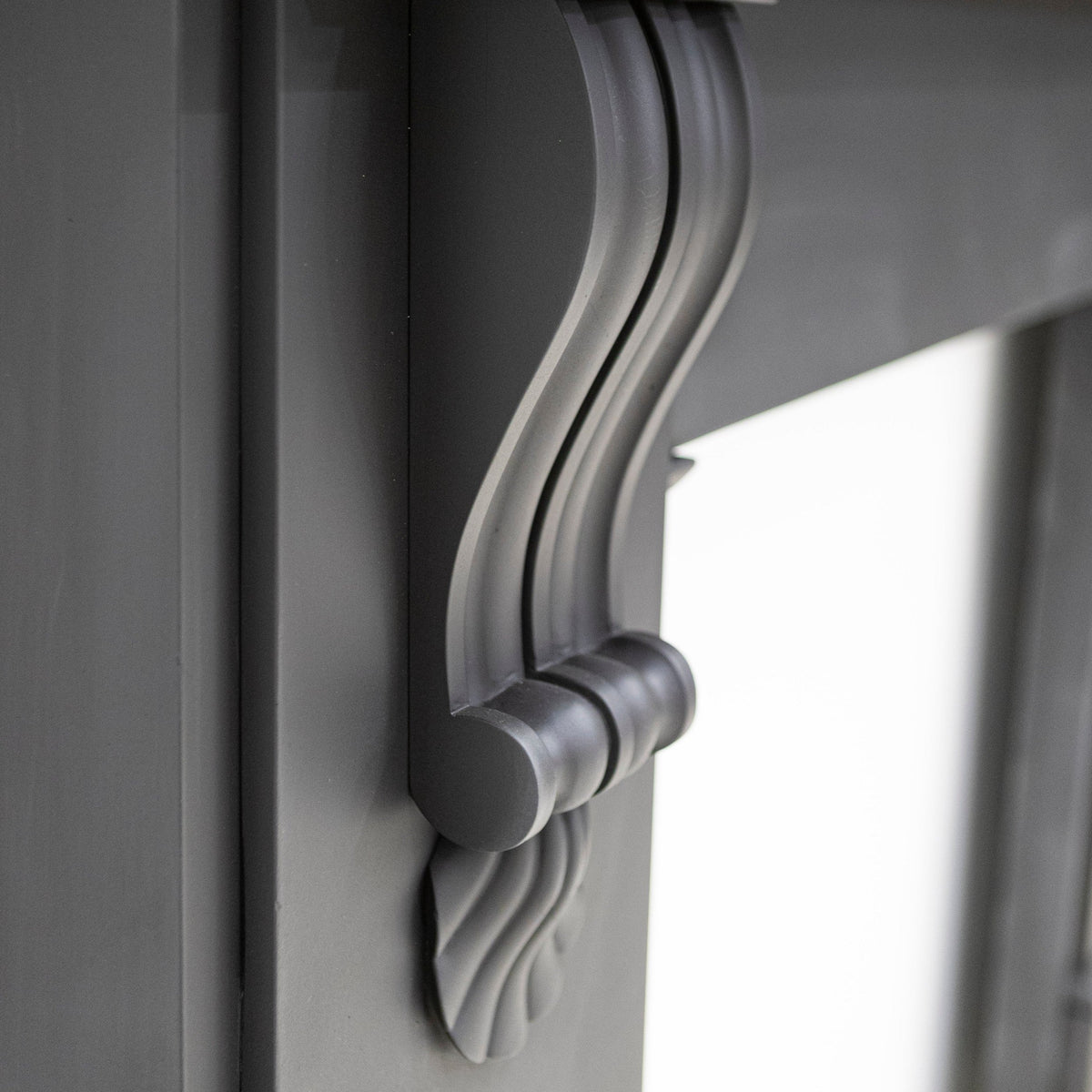 Monumental Antique Victorian Slate Fireplace Surround With Corbels | The Architectural Forum