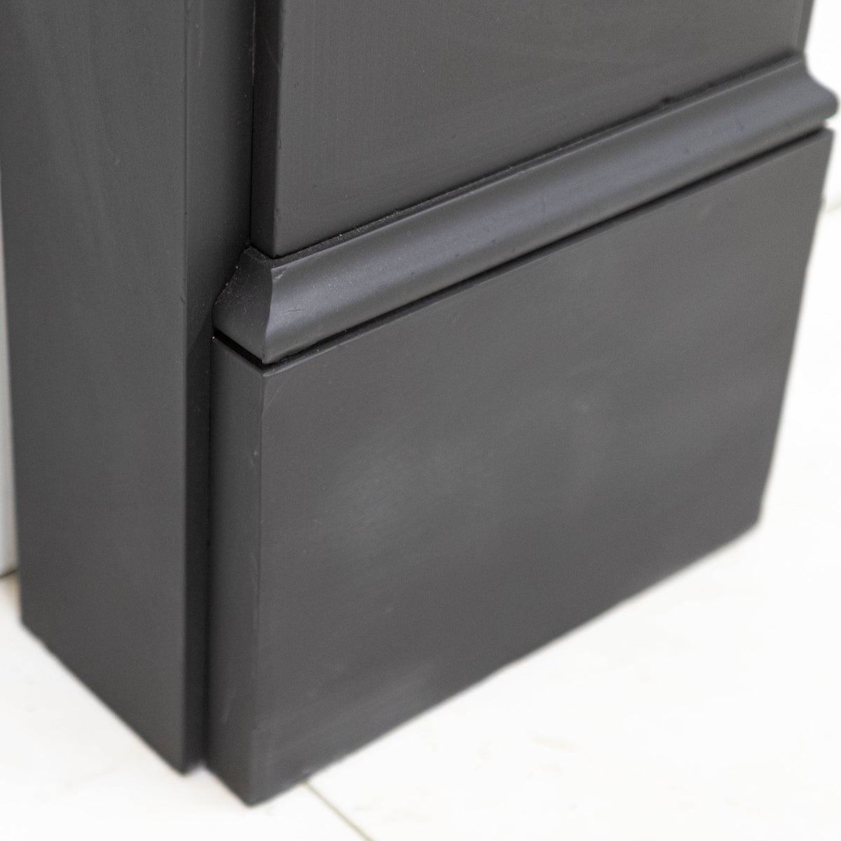 Monumental Antique Victorian Slate Fireplace Surround With Corbels | The Architectural Forum