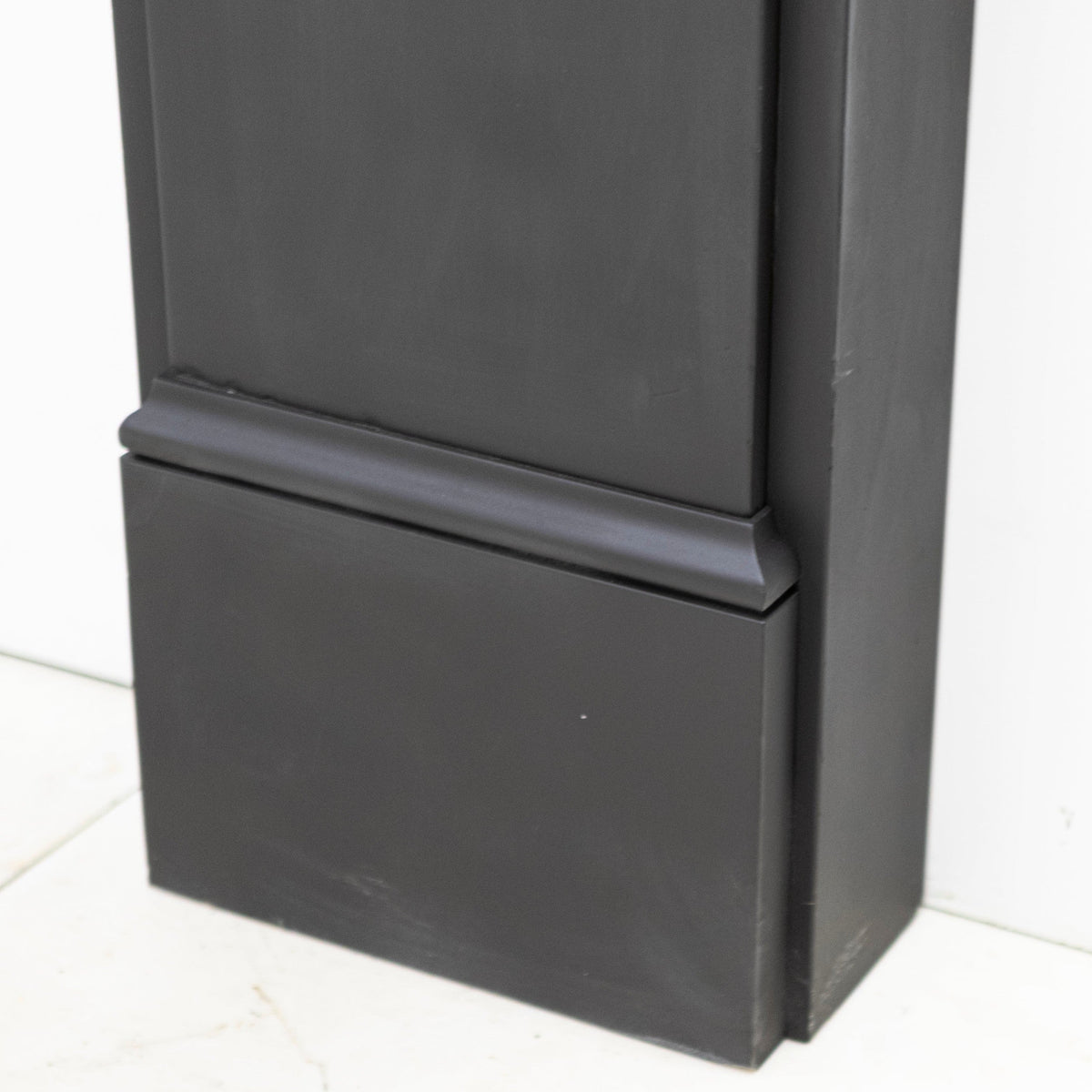 Monumental Antique Victorian Slate Fireplace Surround With Corbels | The Architectural Forum