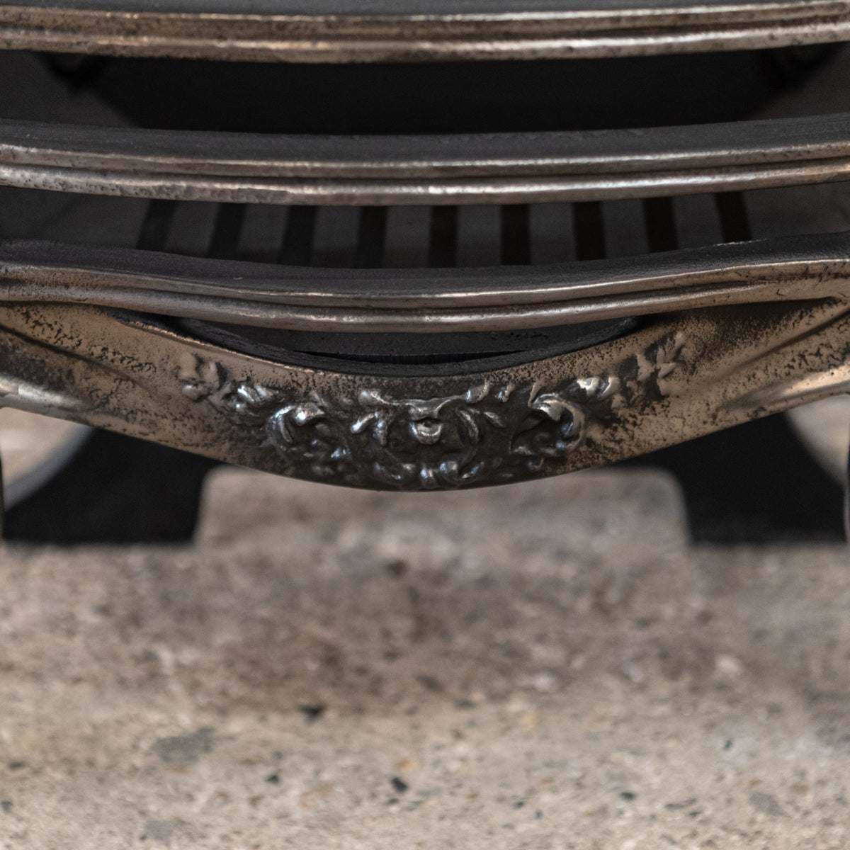 Victorian Style Cast Iron Fire Basket with Finials | The Architectural Forum