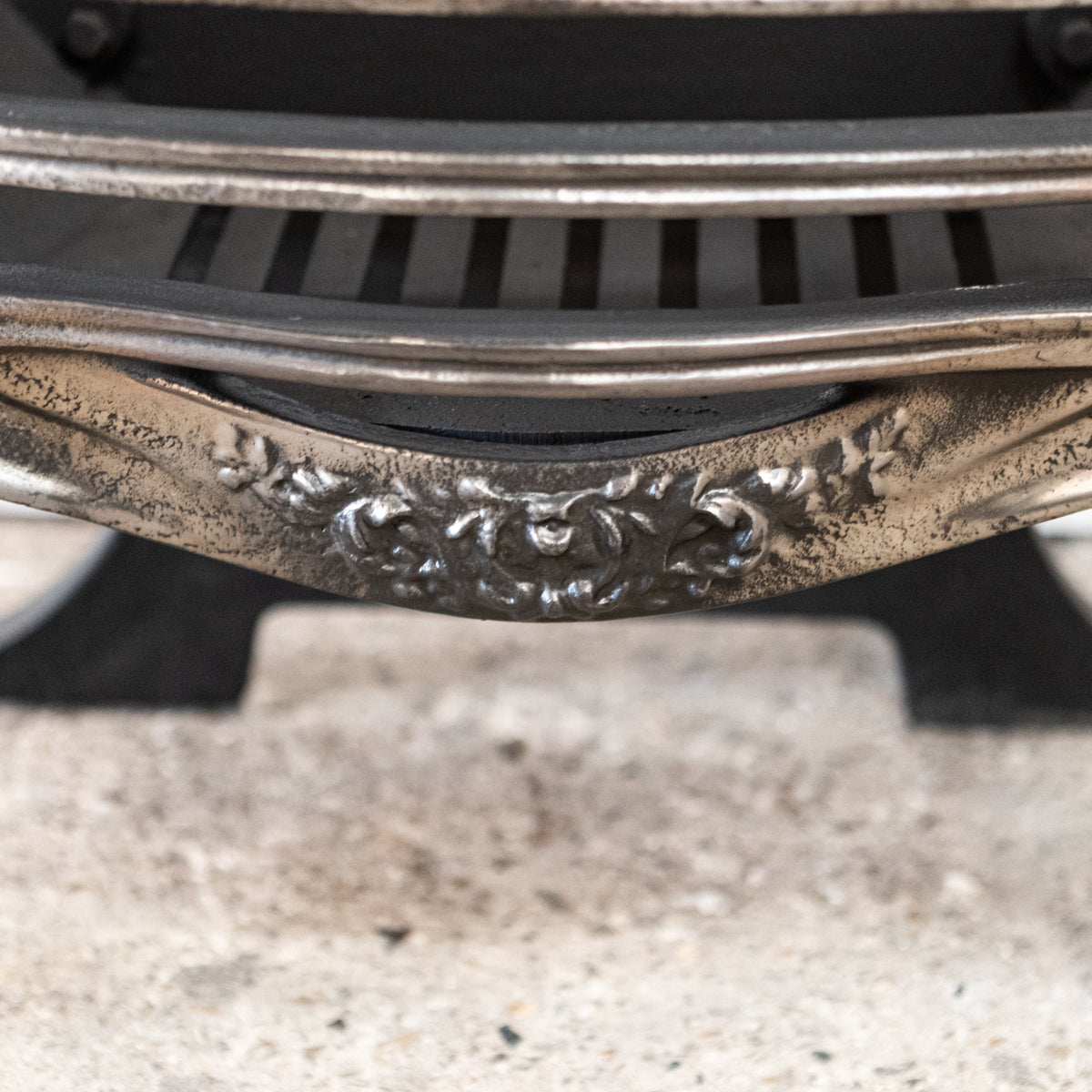 Victorian Style Cast Iron Fire Basket with Finials | The Architectural Forum