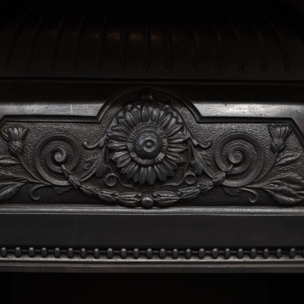 Antique Victorian Tiled Fireplace Insert