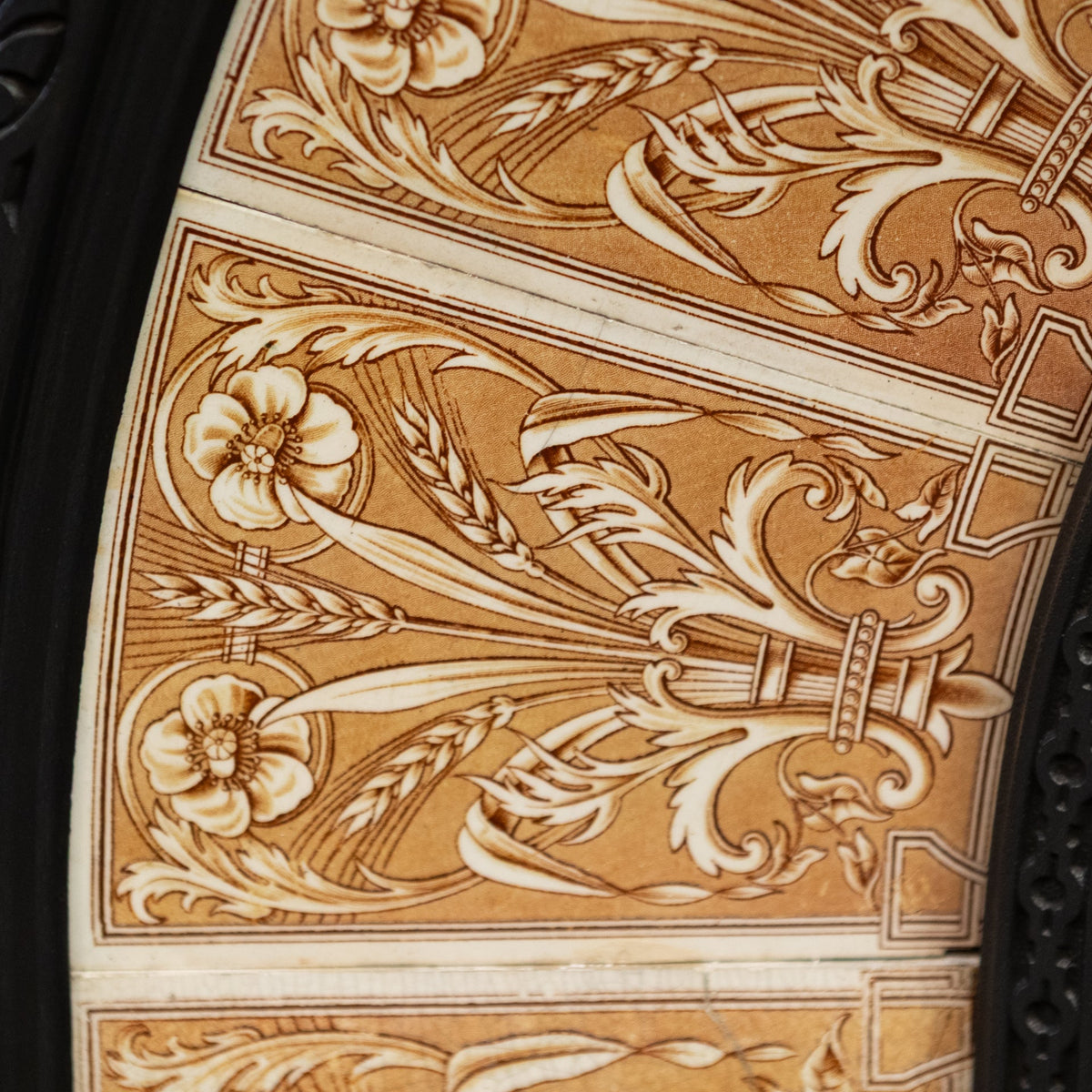 Antique Fireplace Insert with Tiled Arched Opening | Steele &amp; Wood Tiles
