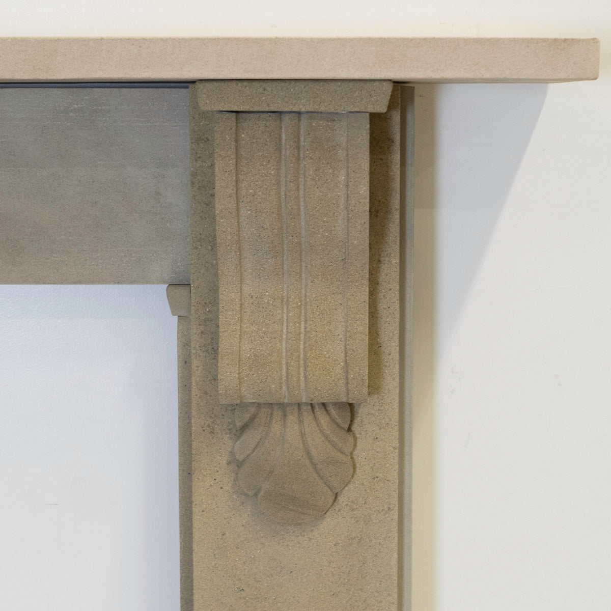 Antique Victorian Yorkstone Fireplace Surround with Corbels | The Architectural Forum