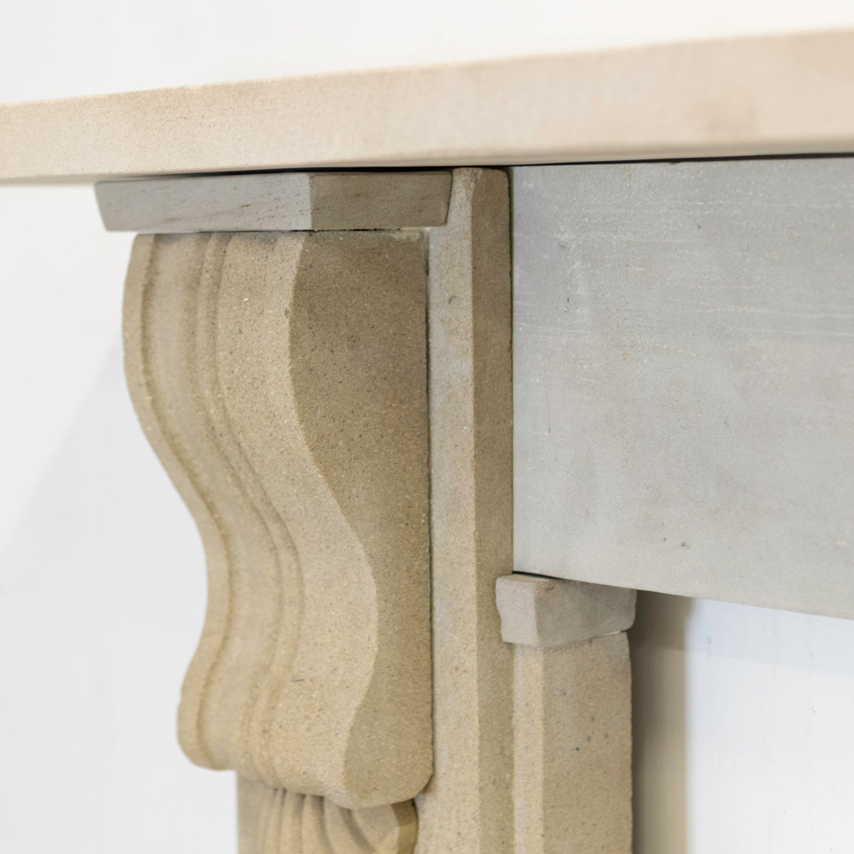 Antique Victorian Yorkstone Fireplace Surround with Corbels | The Architectural Forum