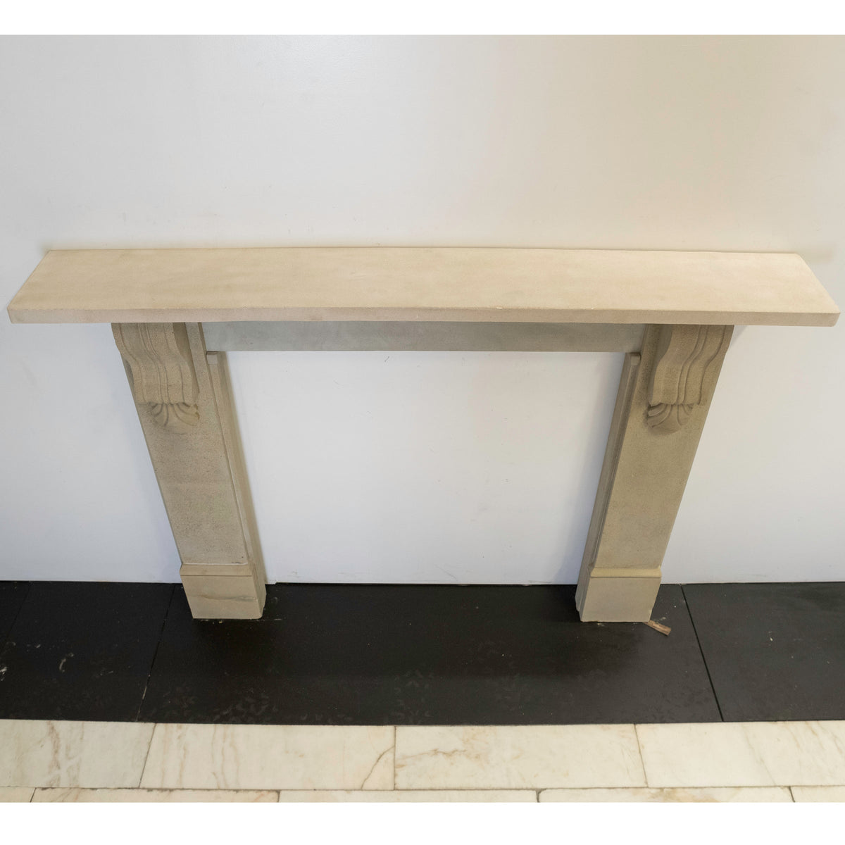 Antique Victorian Yorkstone Fireplace Surround with Corbels | The Architectural Forum