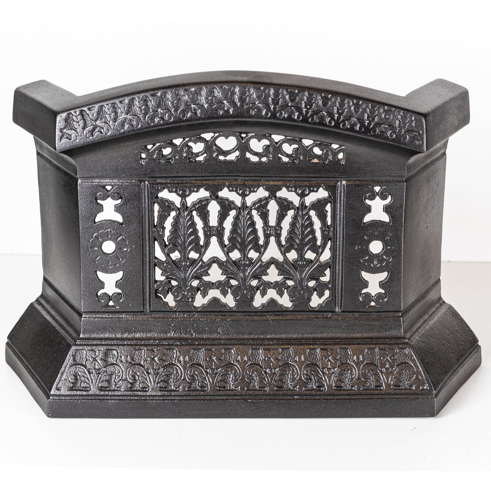 Antique Cast Iron Ornate Fireplace Tidy | Betty | Ashpan Cover | The Architectural Forum