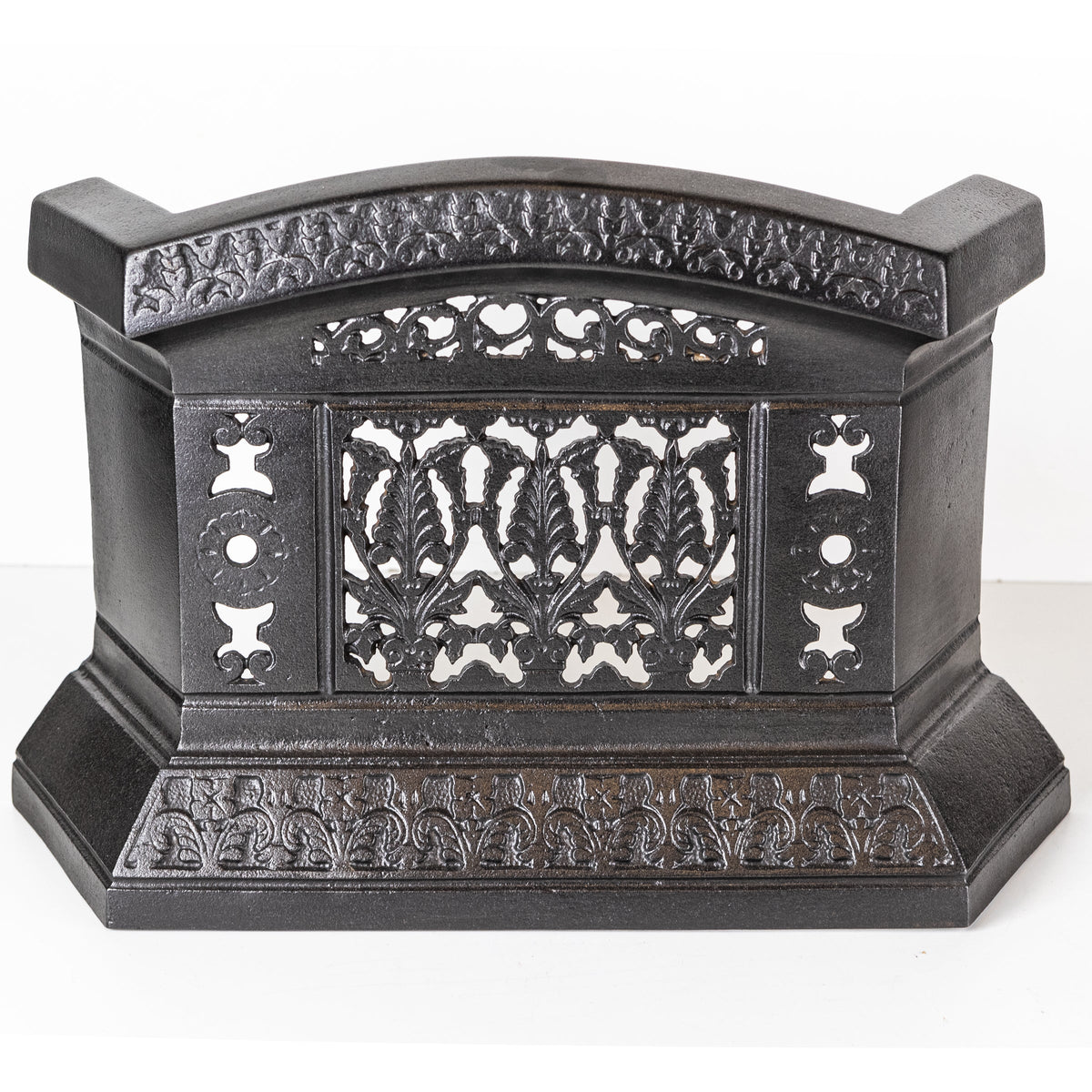 Antique Cast Iron Ornate Fireplace Tidy | Betty | Ashpan Cover | The Architectural Forum