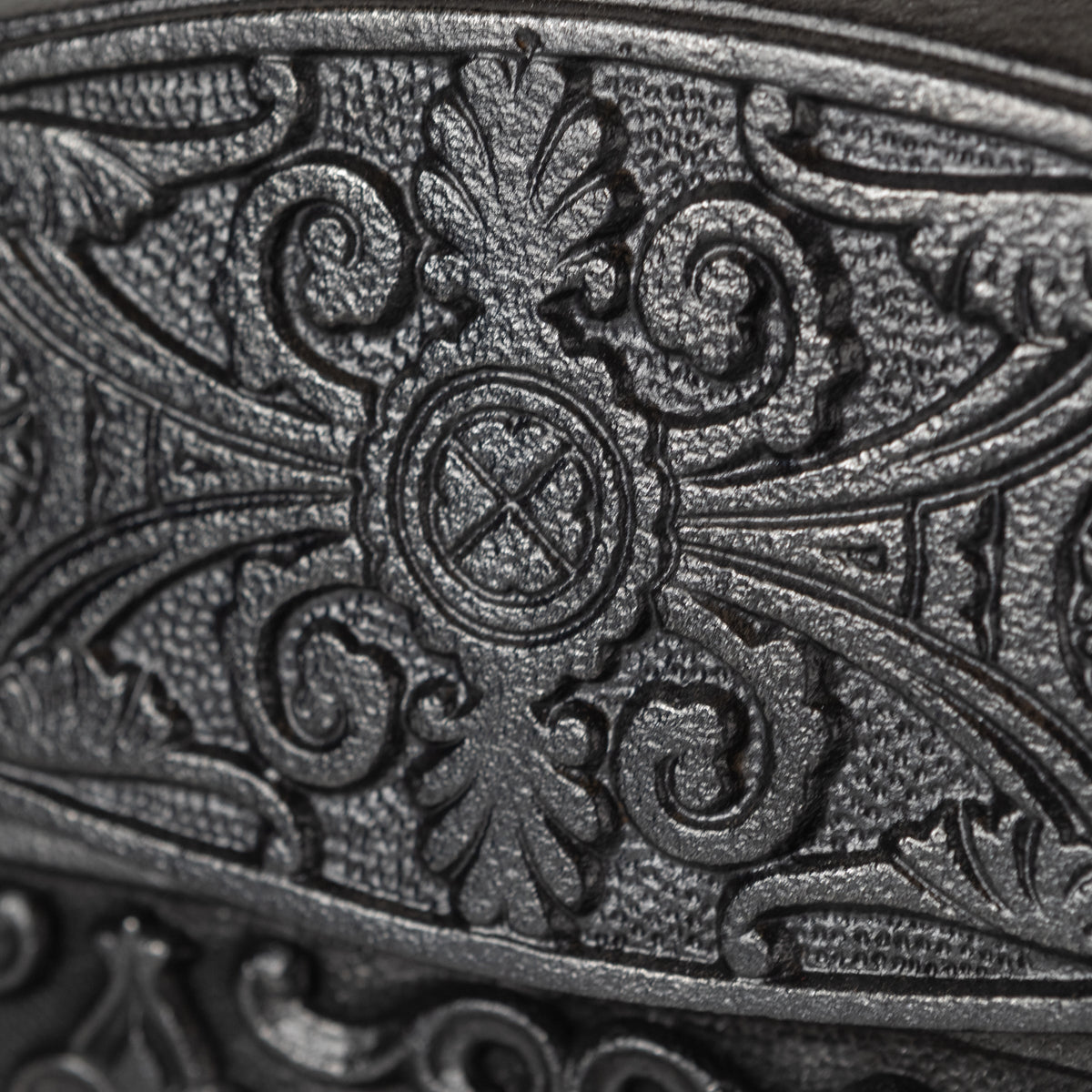 Antique Cast Iron Ornate Floral Fireplace Tidy | Betty | Ashpan Cover | The Architectural Forum