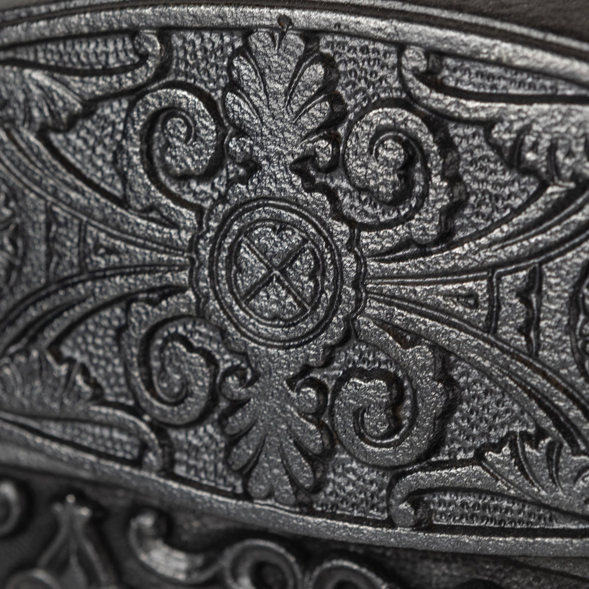 Antique Cast Iron Ornate Floral Fireplace Tidy | Betty | Ashpan Cover | The Architectural Forum