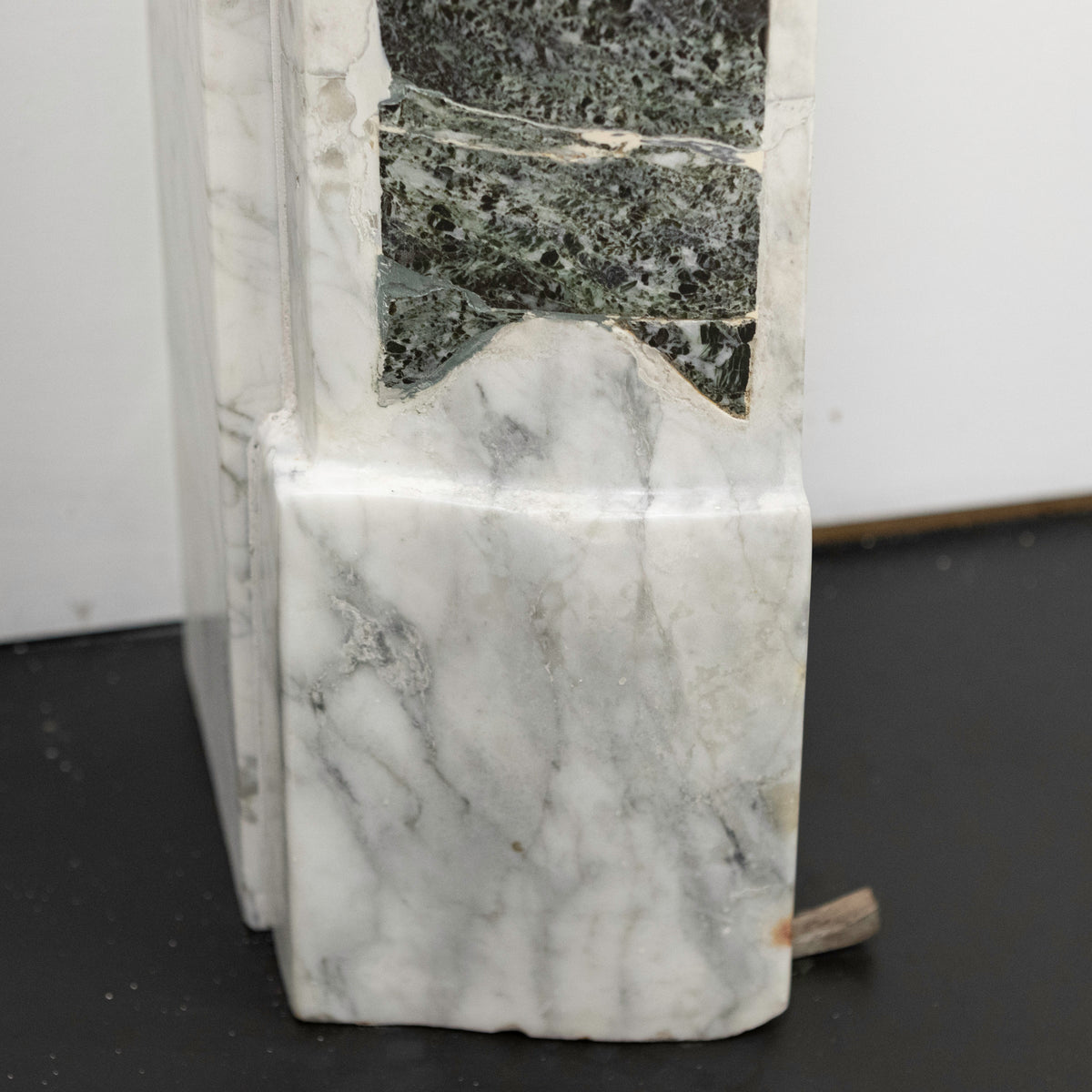 18th Century French Provençal Carrara Brocatelle &amp; Verde Marble Chimneypiece | The Architectural Forum