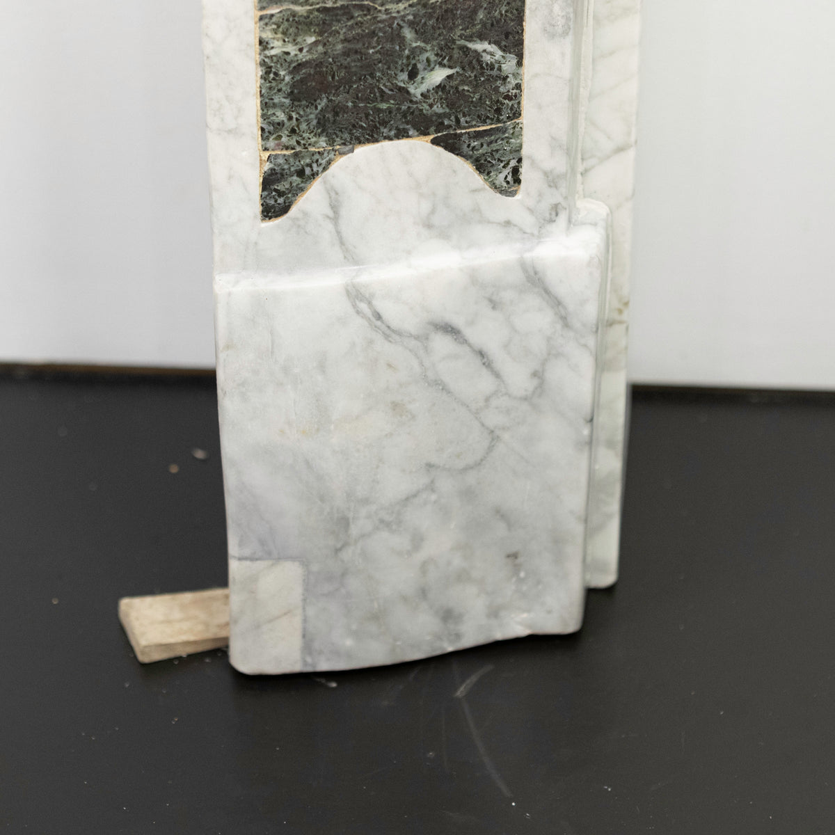 18th Century French Provençal Carrara Brocatelle &amp; Verde Marble Chimneypiece | The Architectural Forum