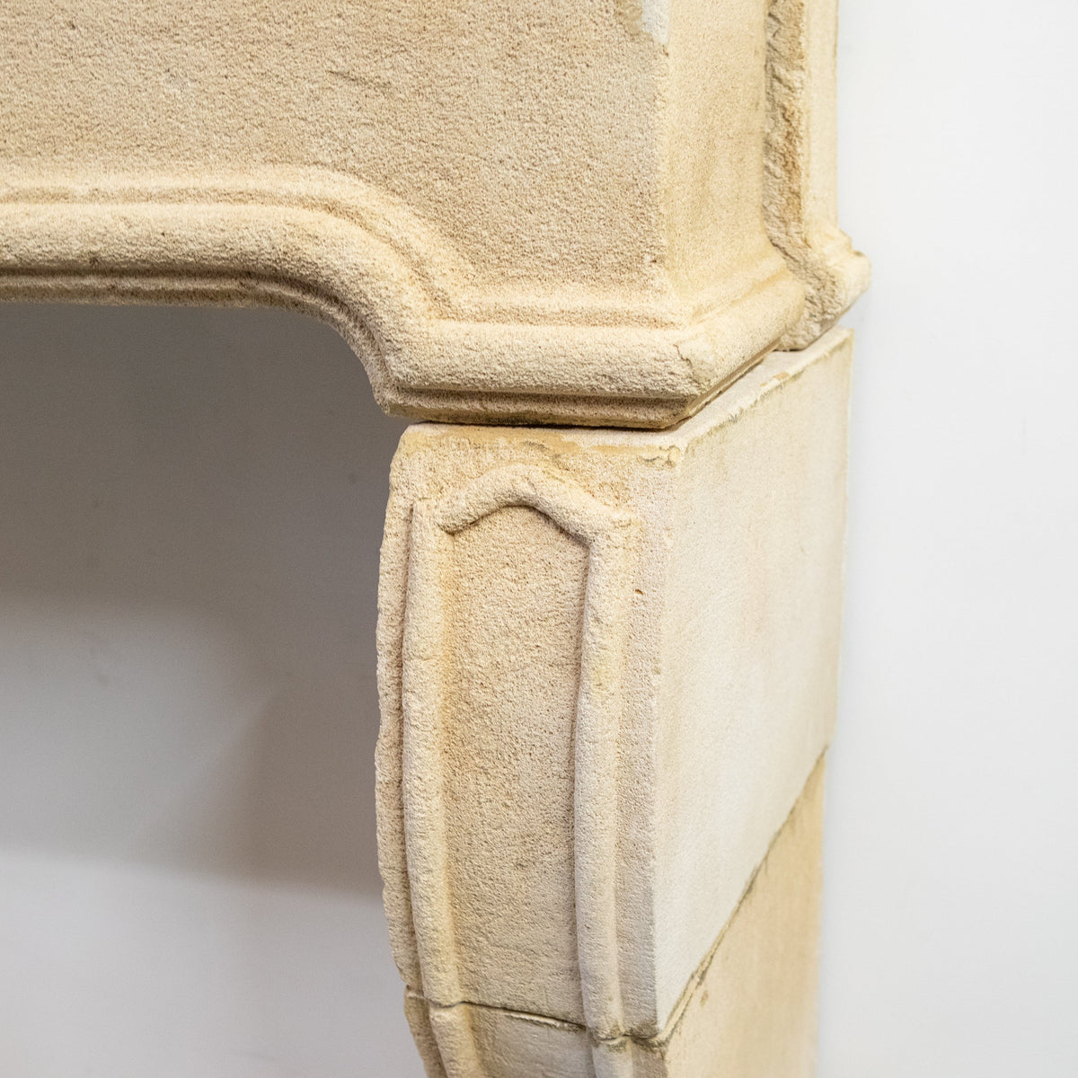 Reclaimed French Provincial Architectural Stone Surround &amp; Hearth | The Architectural Forum