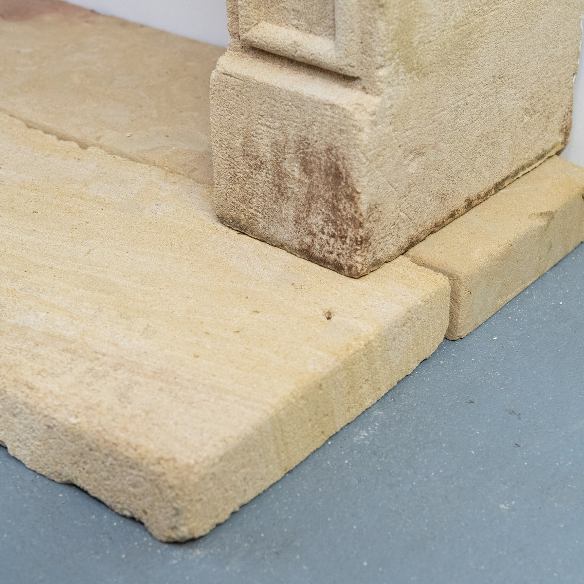 Reclaimed French Provincial Architectural Stone Surround &amp; Hearth | The Architectural Forum