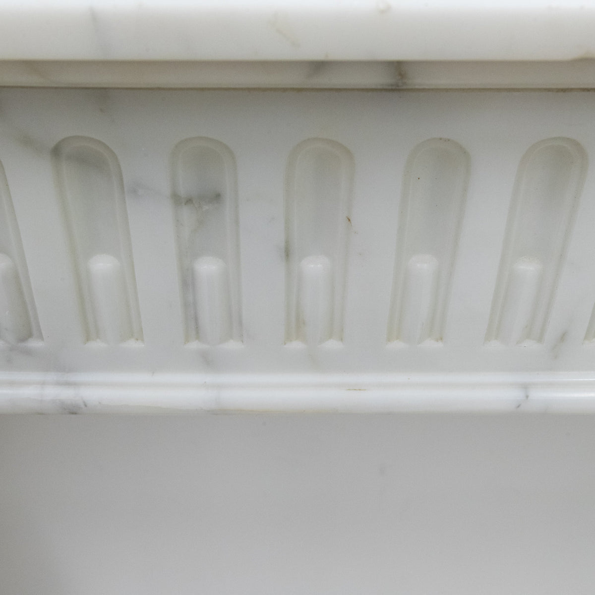 Antique 19th Century Arabescato Marble Louis XVI Style Fireplace Surround | The Architectural Forum