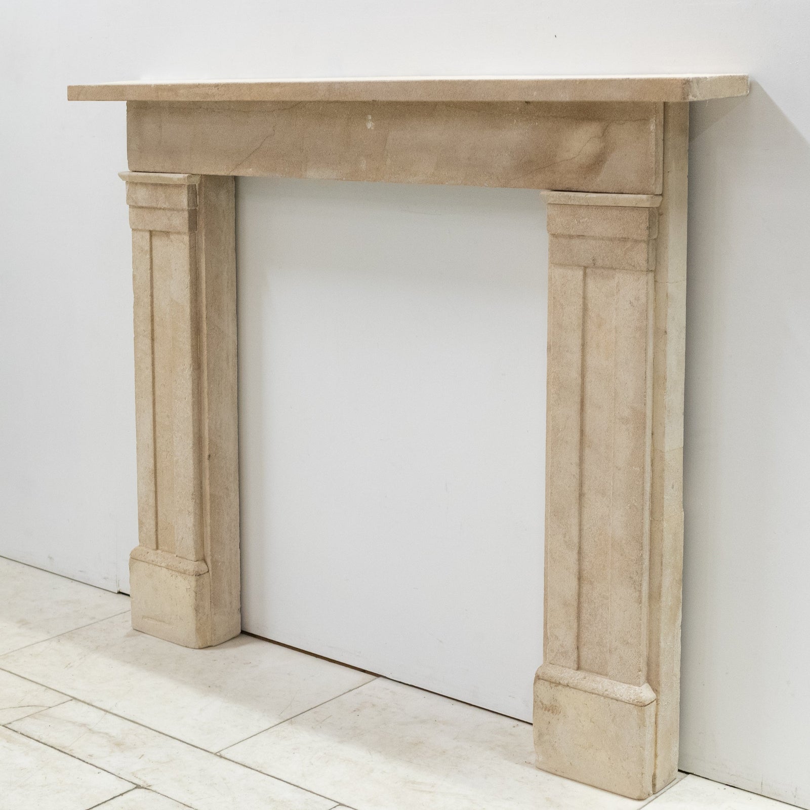 Antique Late Georgian Sandstone Fireplace Surround