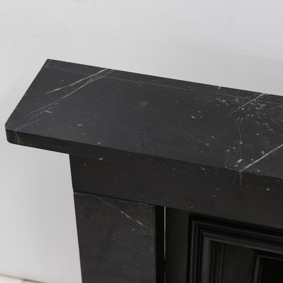 Antique Georgian Belgian Black Marble Fire Surround &amp; Insert | The Architectural Forum