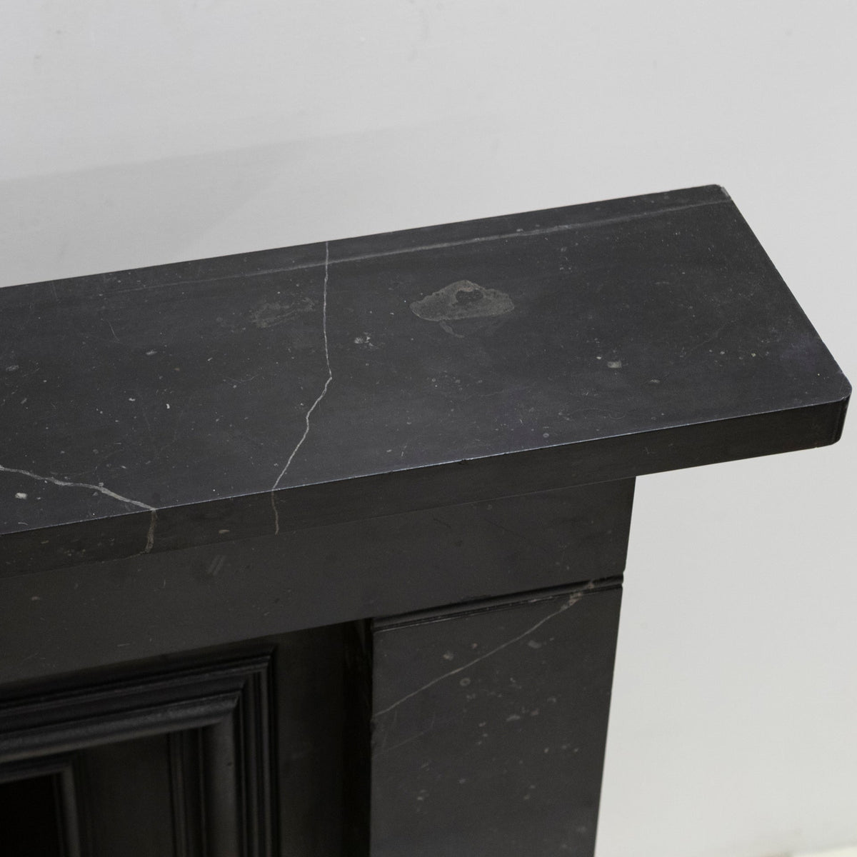 Antique Georgian Belgian Black Marble Fire Surround &amp; Insert | The Architectural Forum