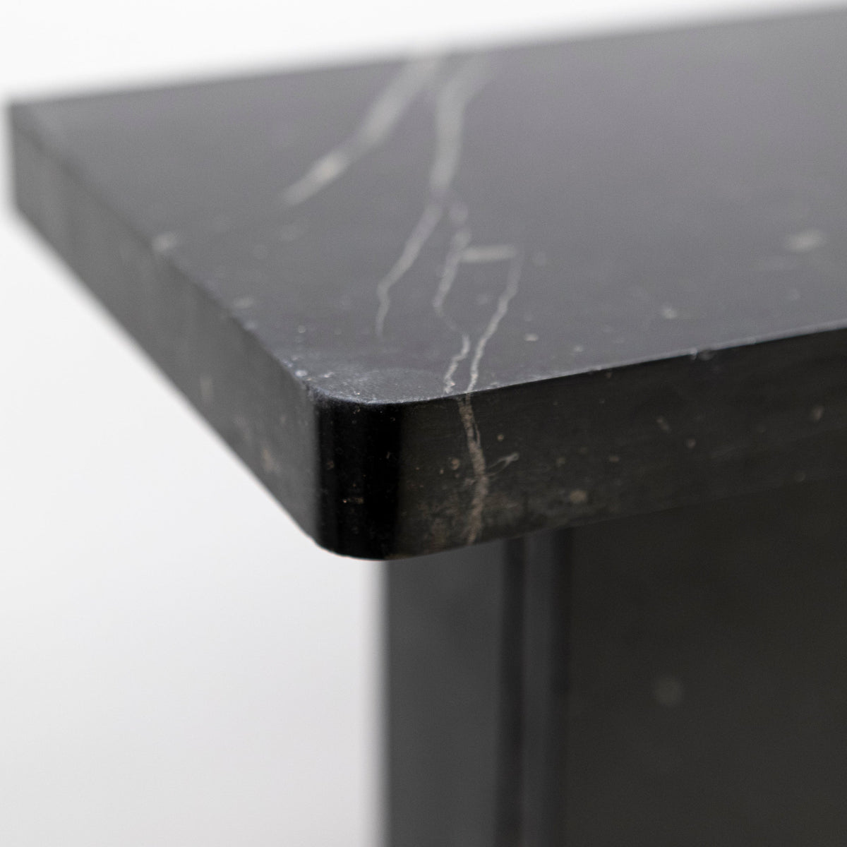 Antique Georgian Belgian Black Marble Fire Surround &amp; Insert