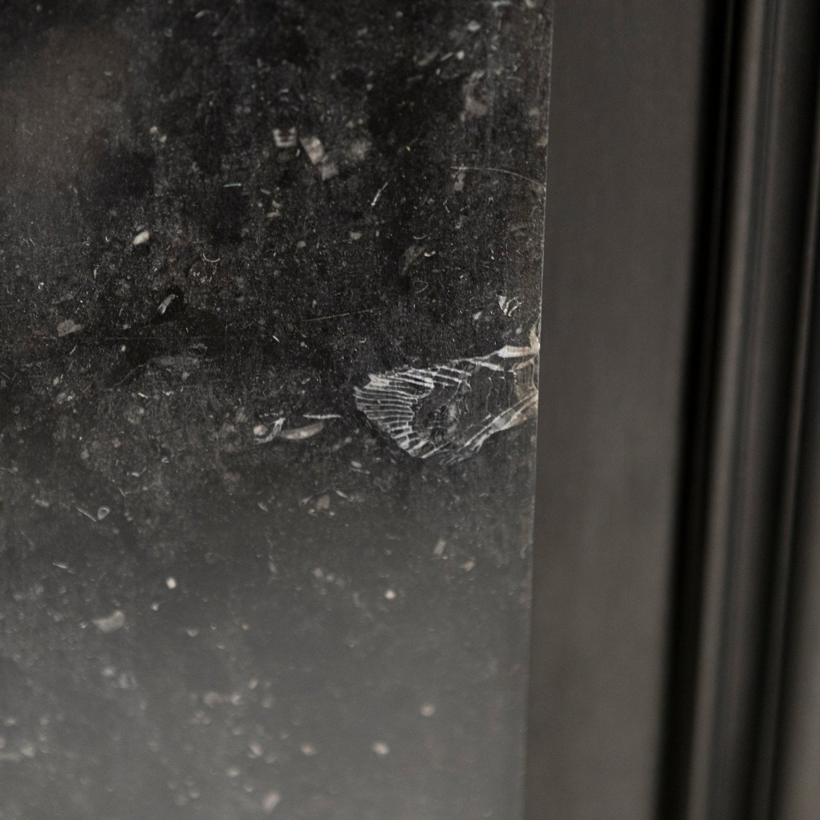 Antique Georgian Belgian Black Marble Fire Surround & Insert