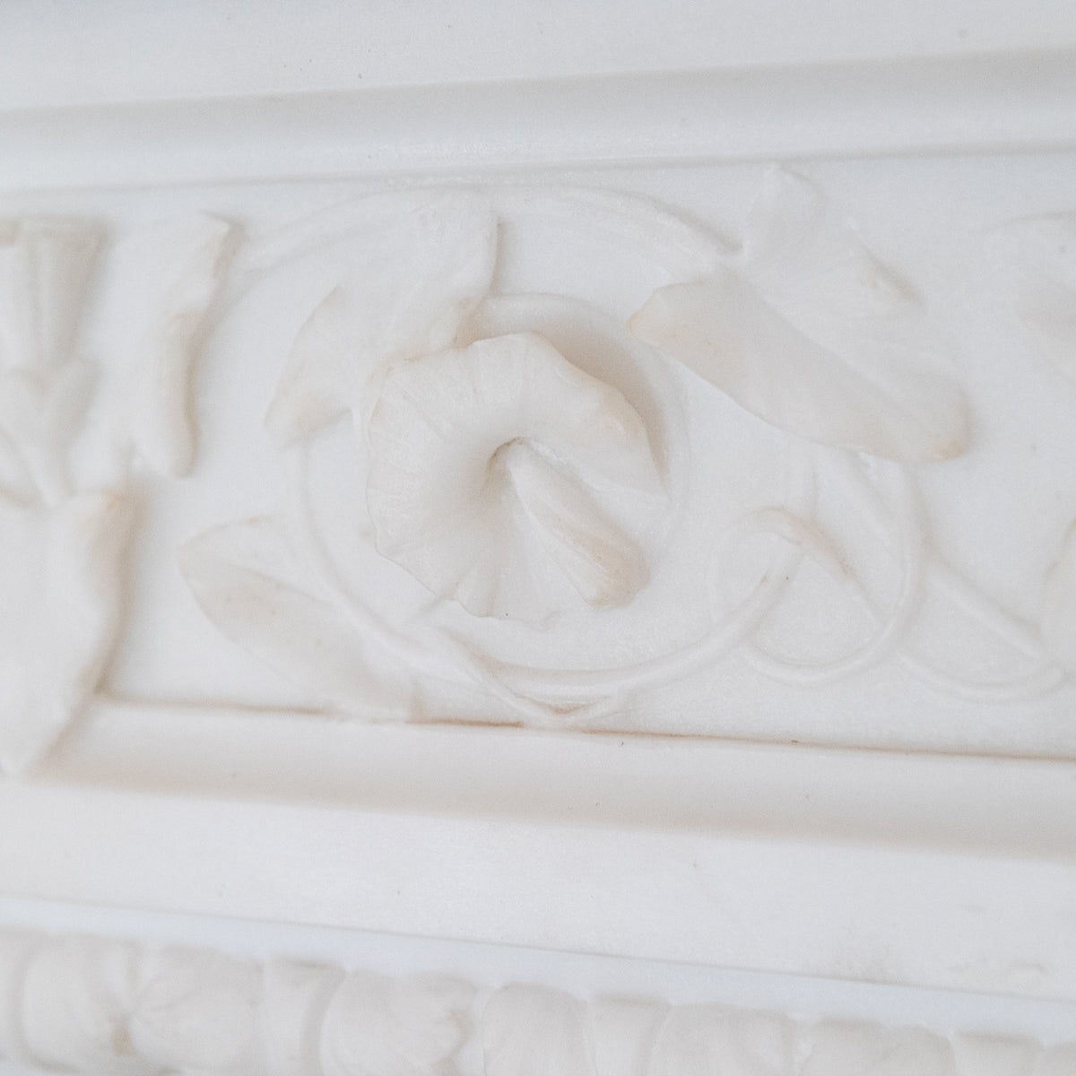 Monumental Antique Statuary Marble Carved Chimneypiece | The Architectural Forum