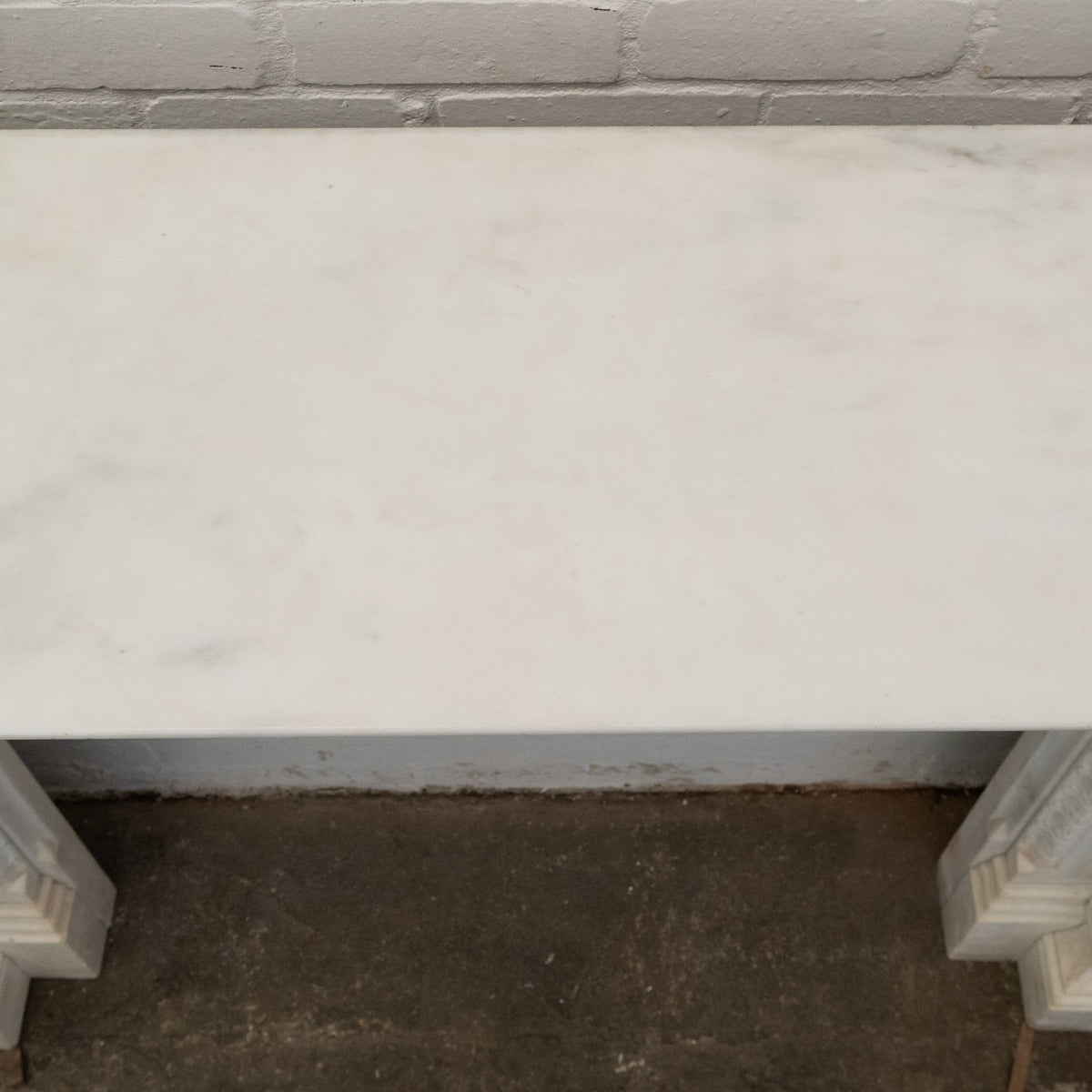 Monumental Antique Statuary Marble Carved Chimneypiece | The Architectural Forum