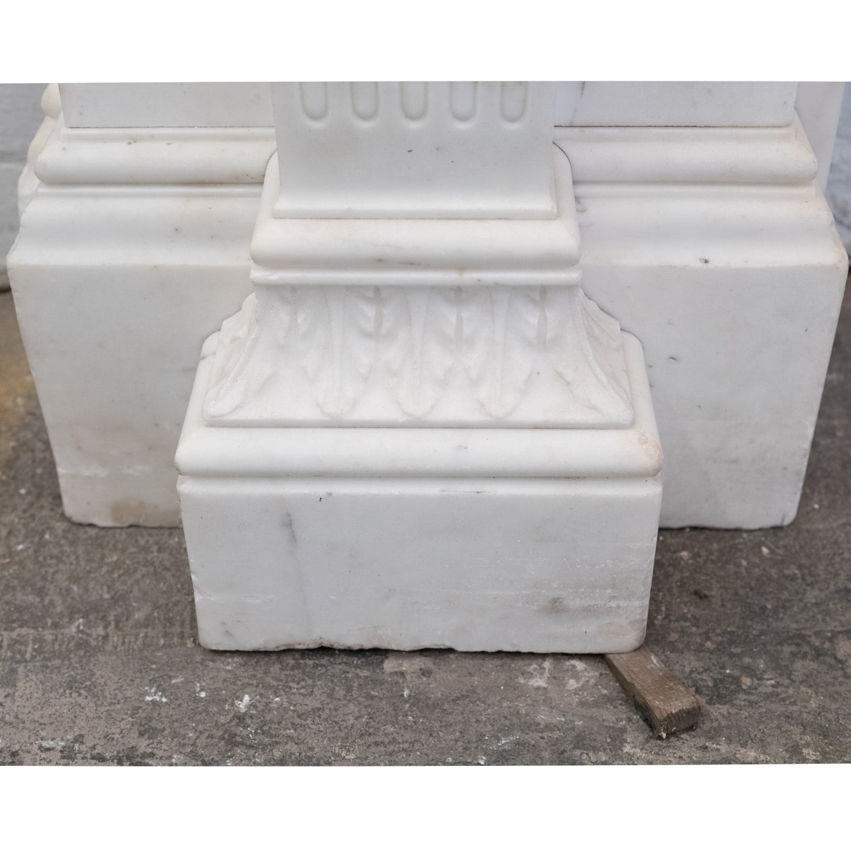 Monumental Antique Statuary Marble Carved Chimneypiece | The Architectural Forum