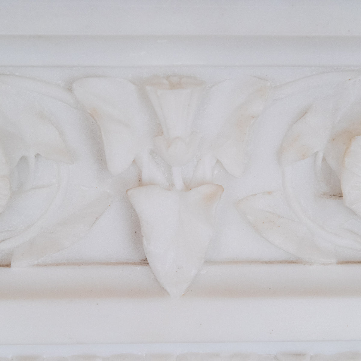 Monumental Antique Statuary Marble Carved Chimneypiece | The Architectural Forum