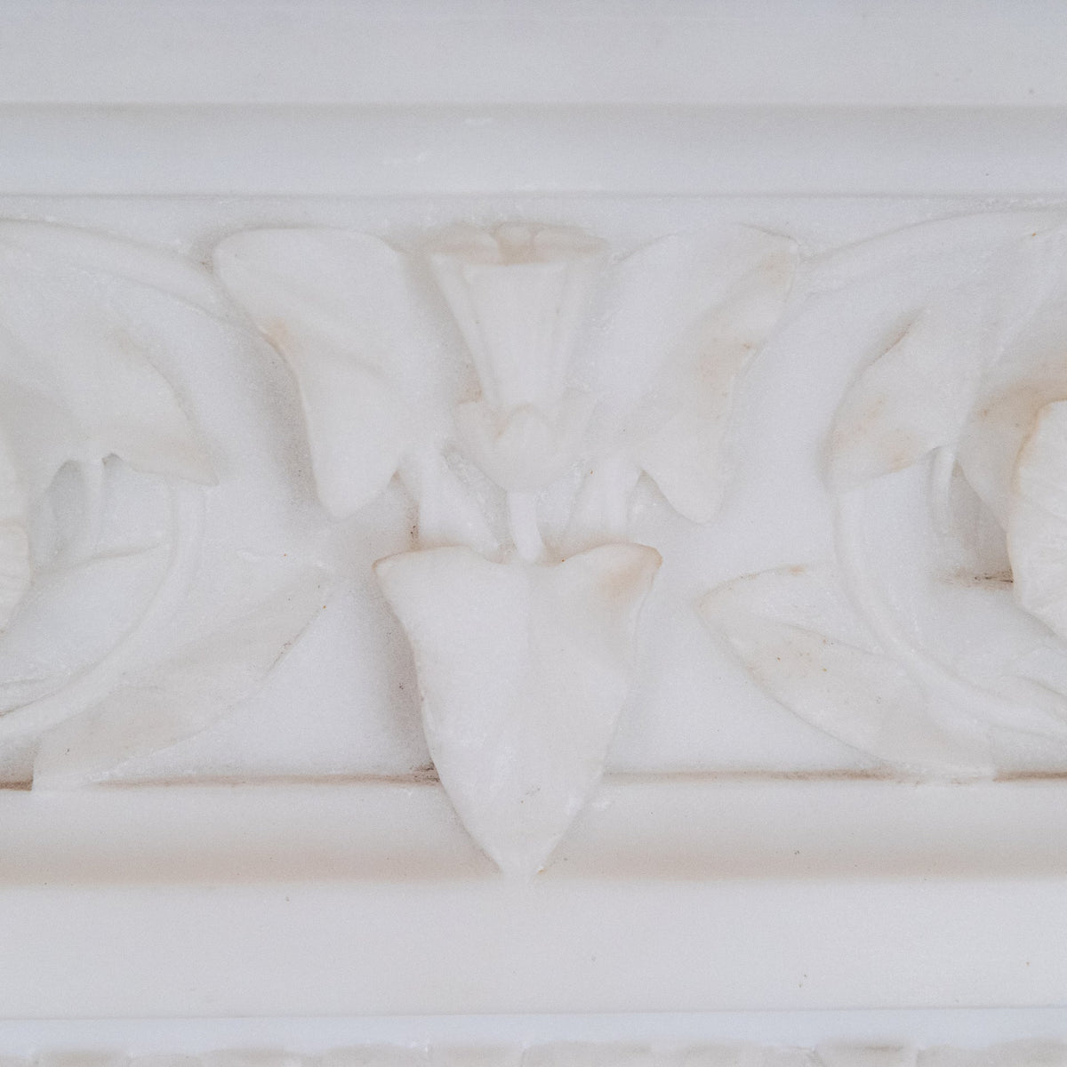 Monumental Antique Statuary Marble Carved Chimneypiece | The Architectural Forum