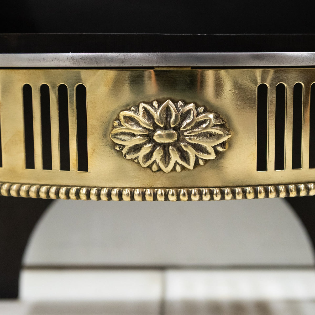 Reclaimed Georgian Style Fire Basket with Brass Finials | The Architectural Forum