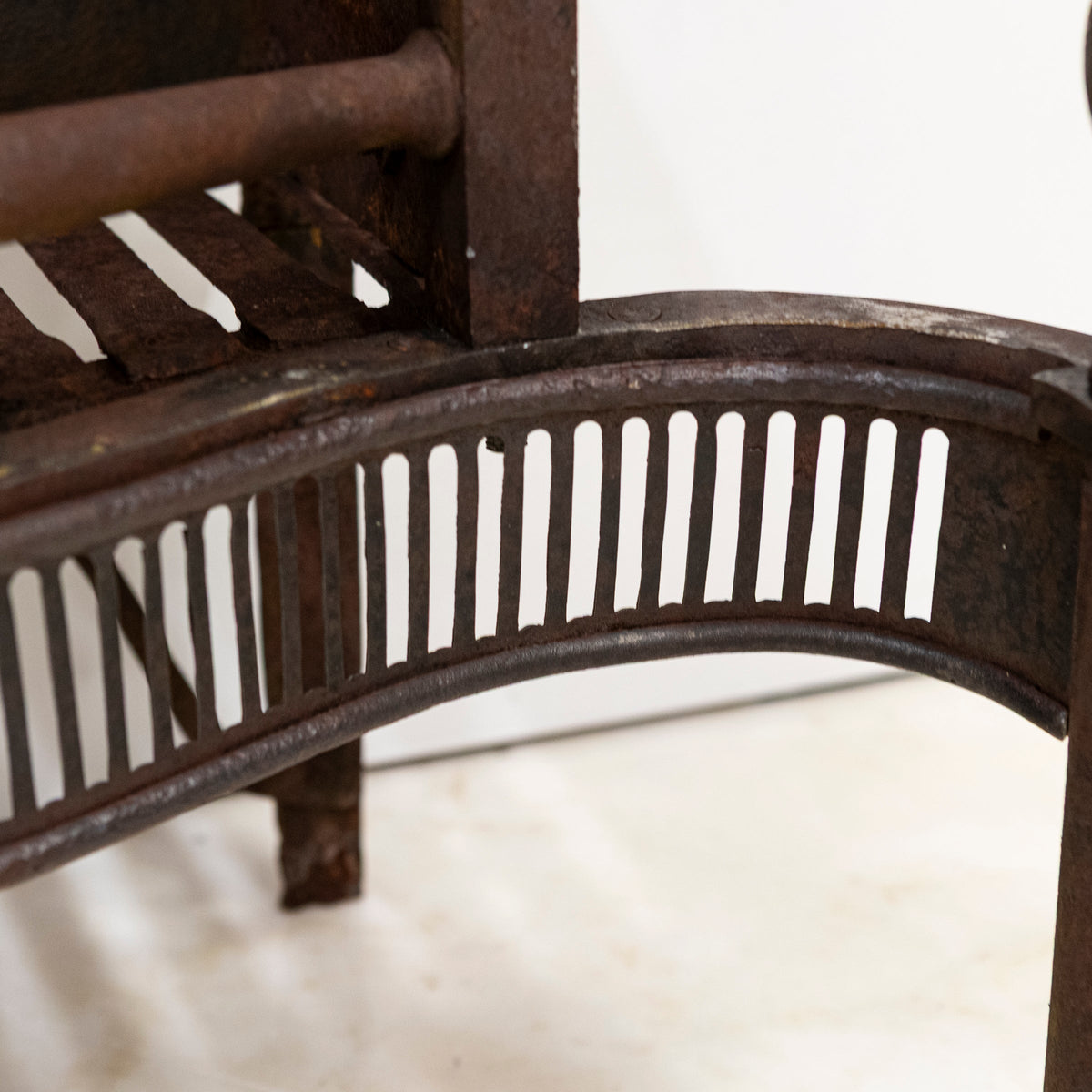 Antique Georgian Fire Basket | 18th Century Adam's Style Fire Grate | The Architectural Forum