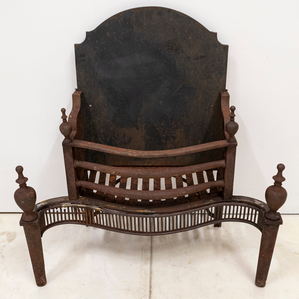 Antique Georgian Fire Basket | 18th Century Adam's Style Fire Grate | The Architectural Forum