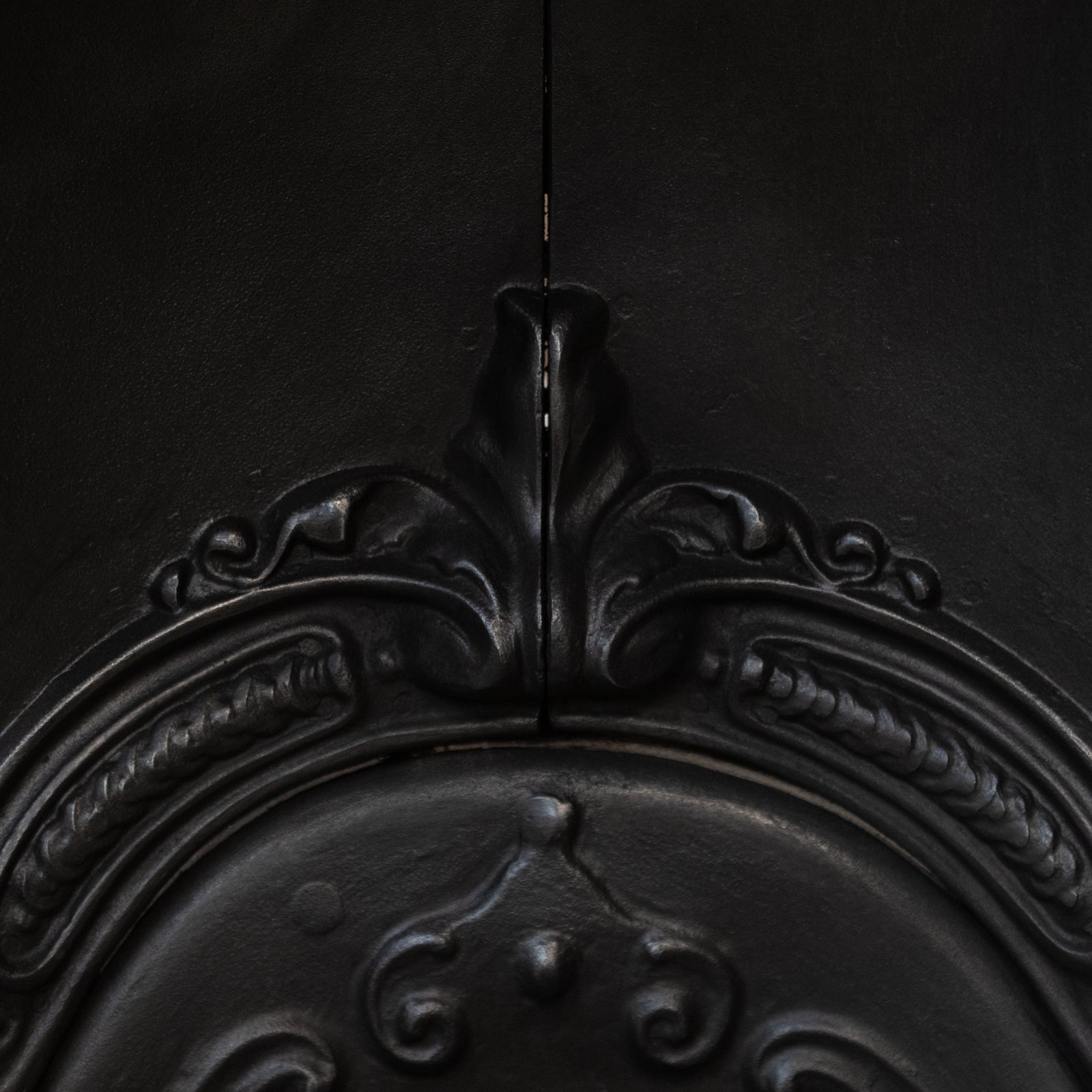 Ornate reclaimed Victorian Style Cast Iron Insert | Pair Available | The Architectural Forum