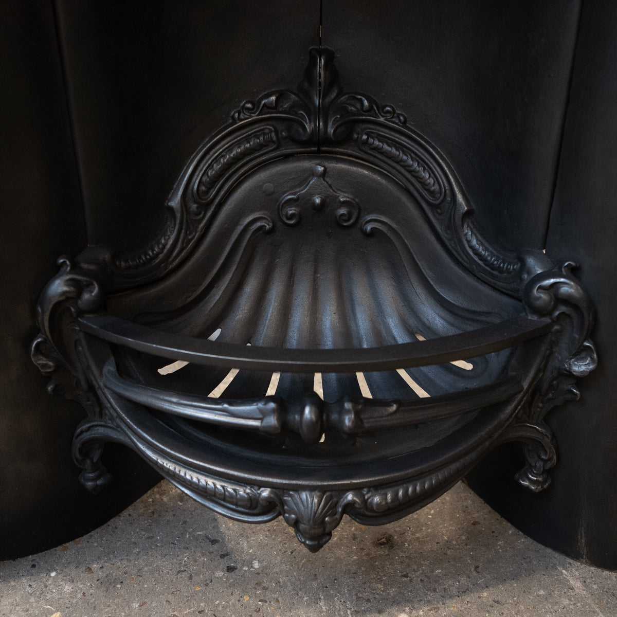 Ornate reclaimed Victorian Style Cast Iron Insert | Pair Available | The Architectural Forum